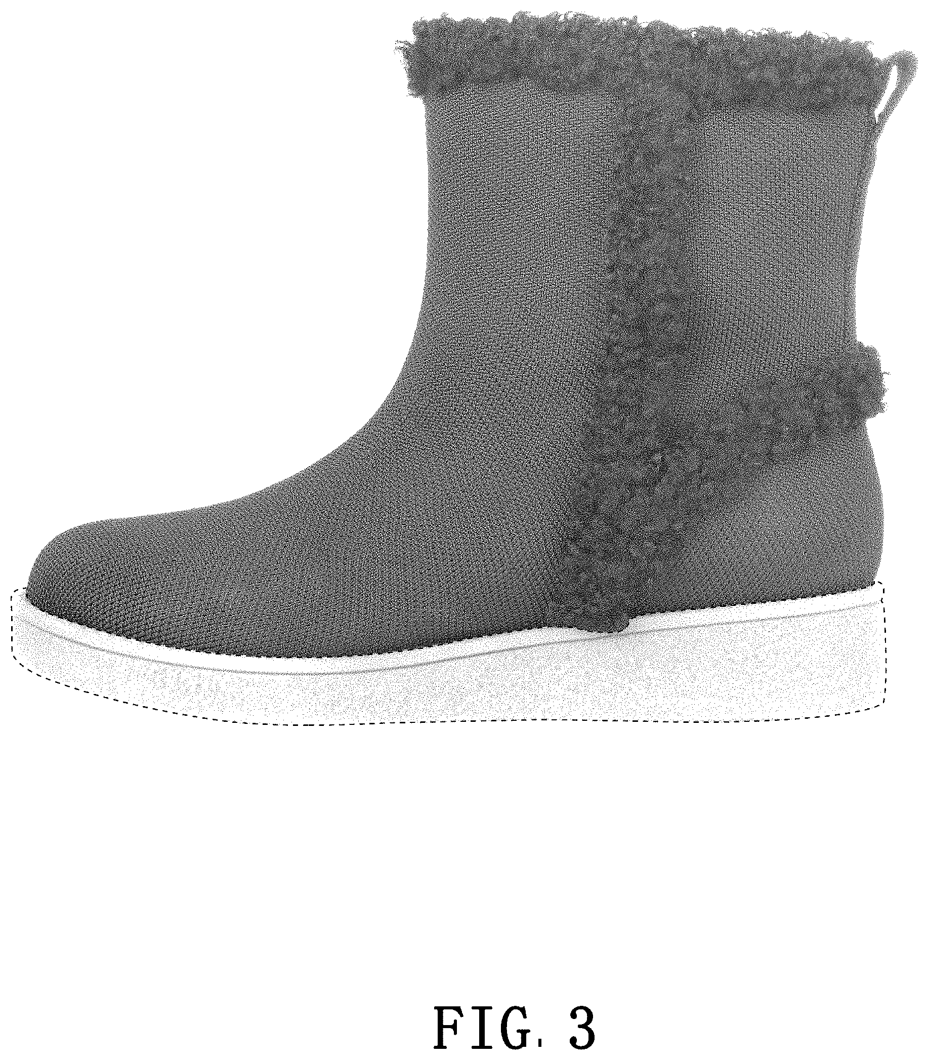 Patent USD1000805 Figure 3 – Shoe