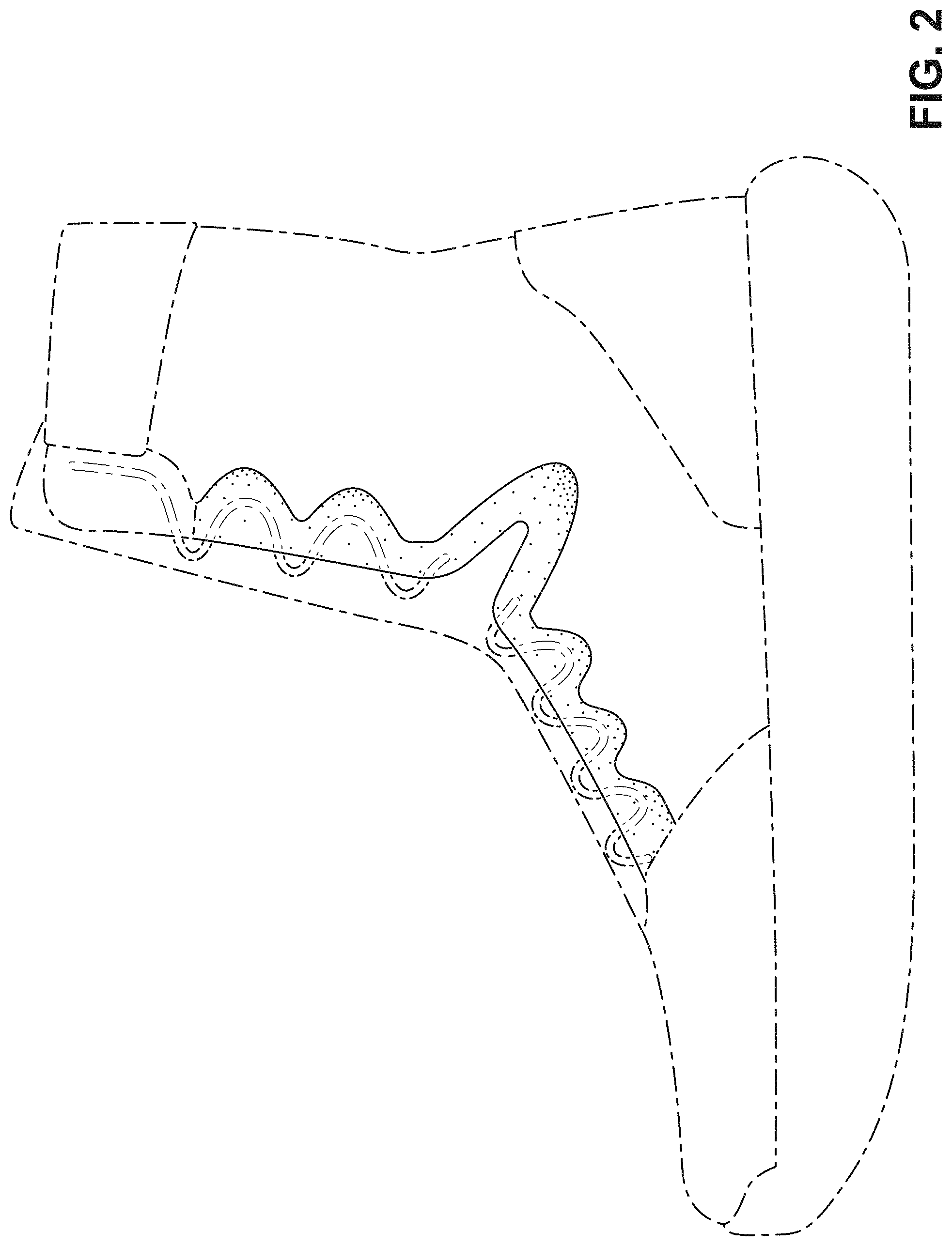 Patent USD1000807 Figure 2 – Shoe