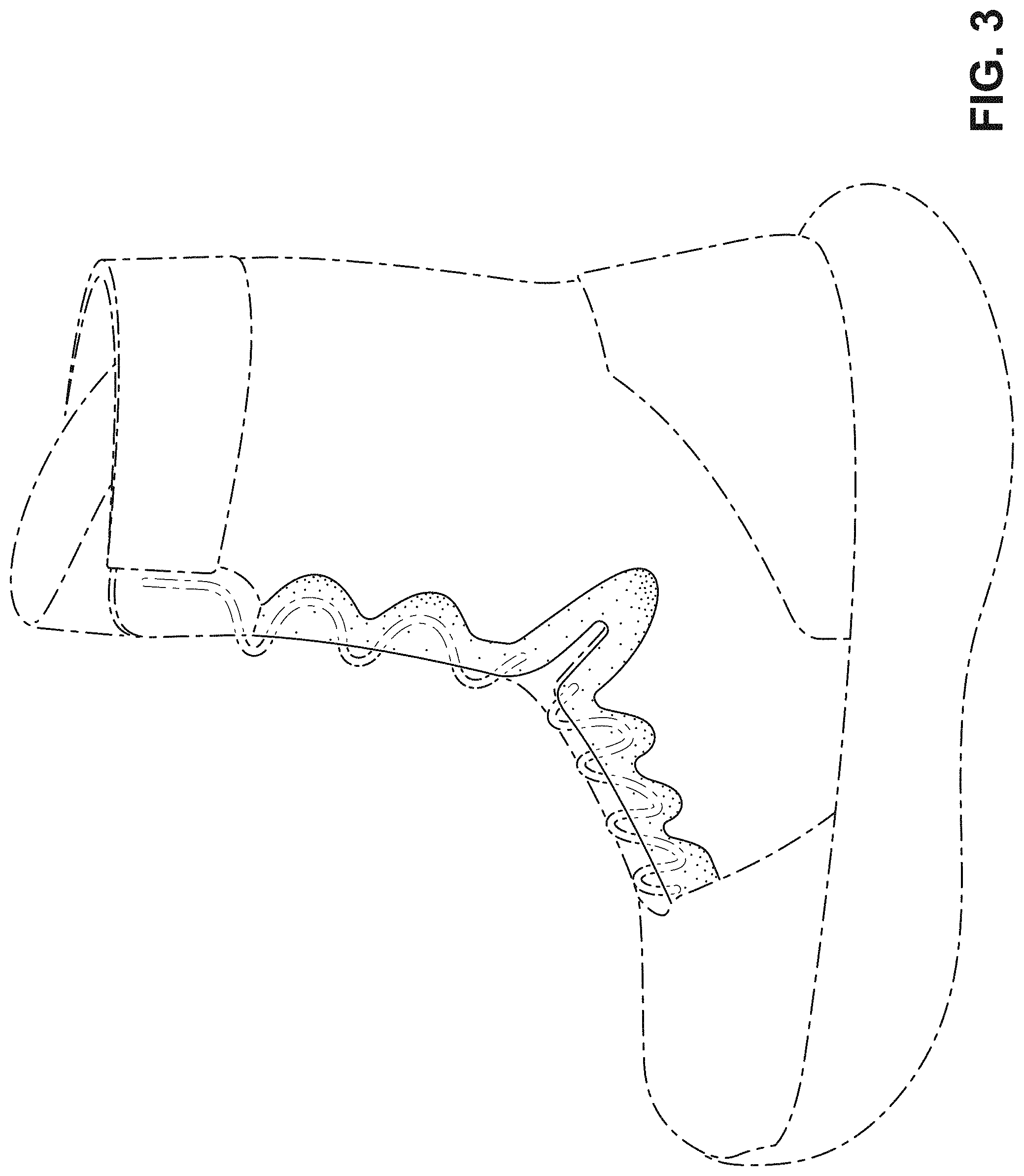 Patent USD1000807 Figure 3 – Shoe