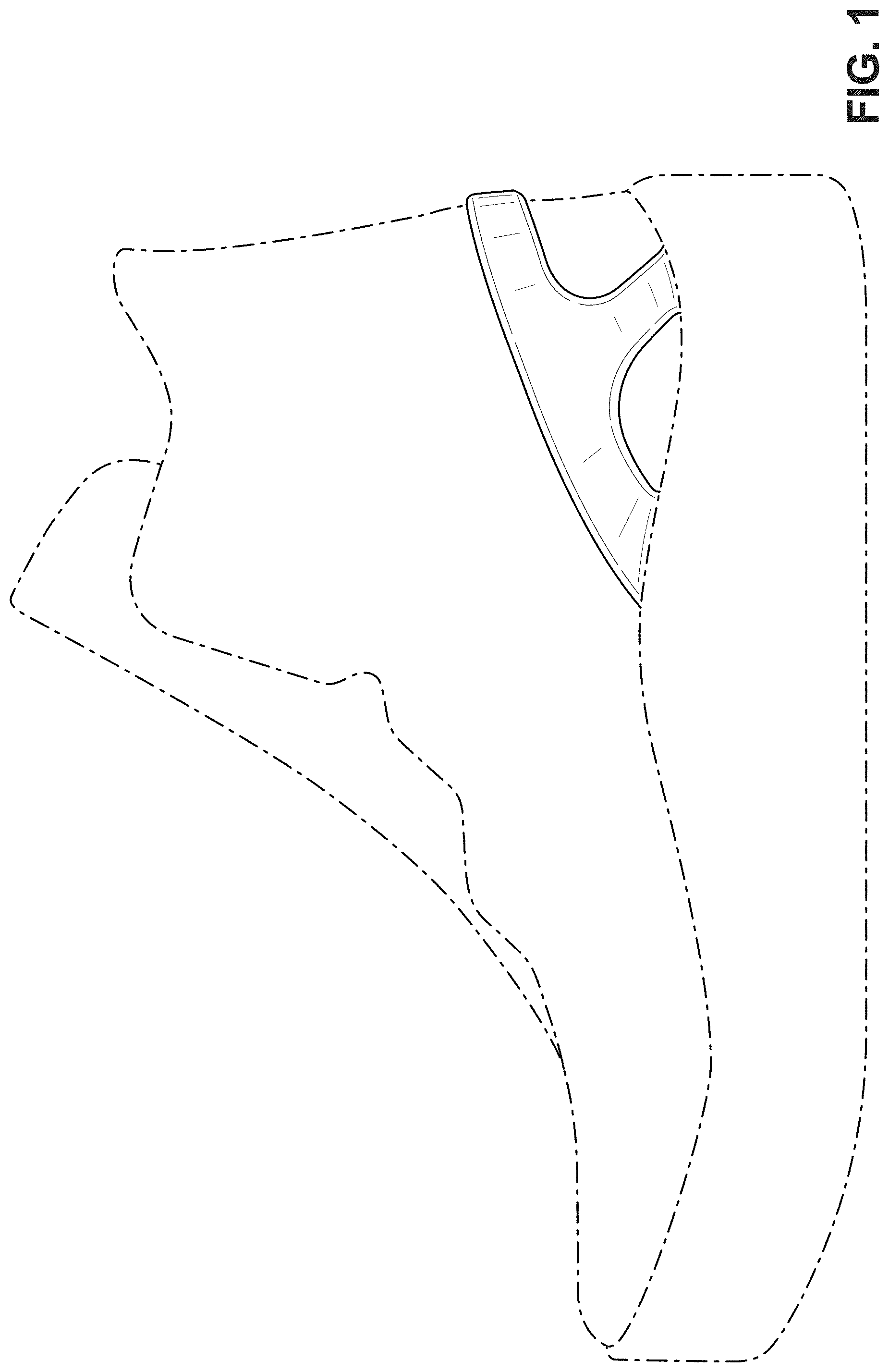 Patent USD1000809 — Shoe — Figure 1