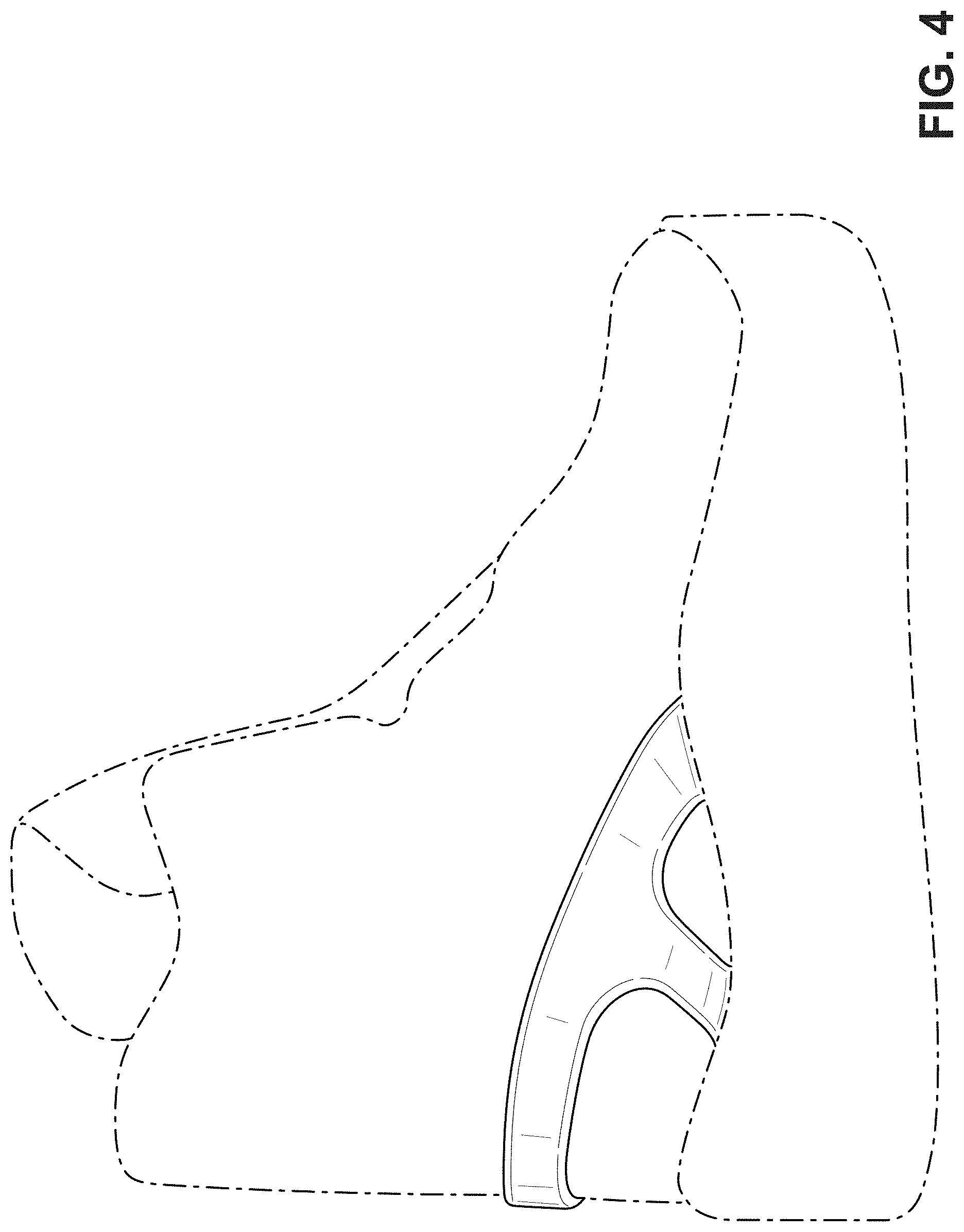 Patent USD1000809 Figure 4 – Shoe