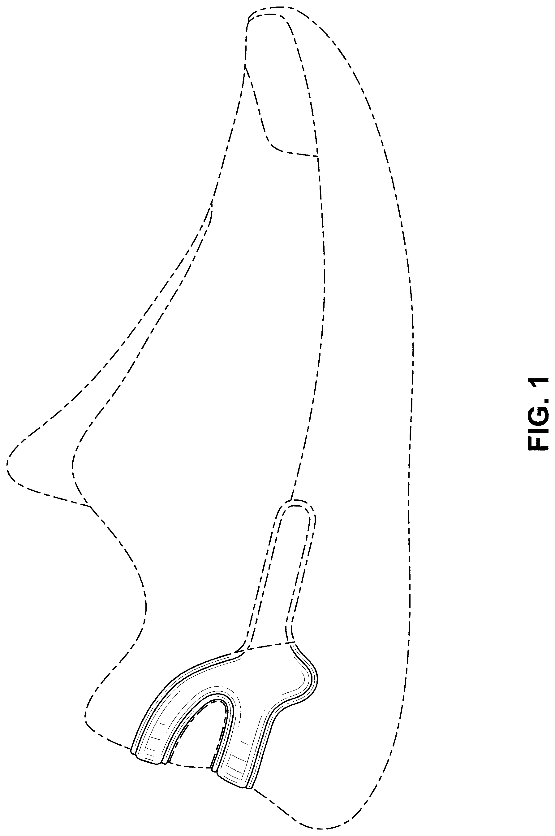 Patent USD1000813 Figure 1 – Shoe