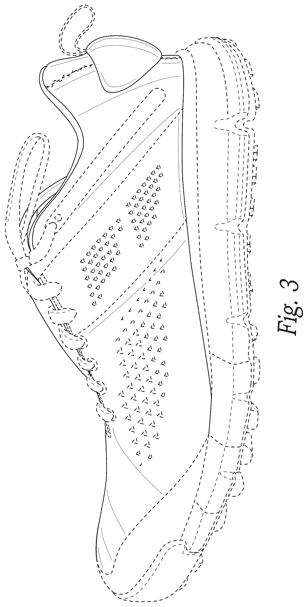 Patent USD1000814 Figure 3 – Shoe