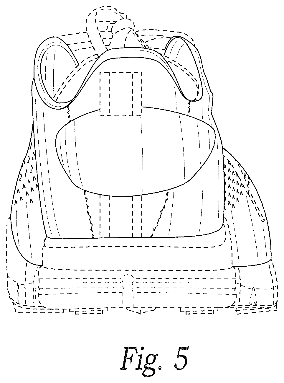 Patent USD1000814 Figure 5 – Shoe