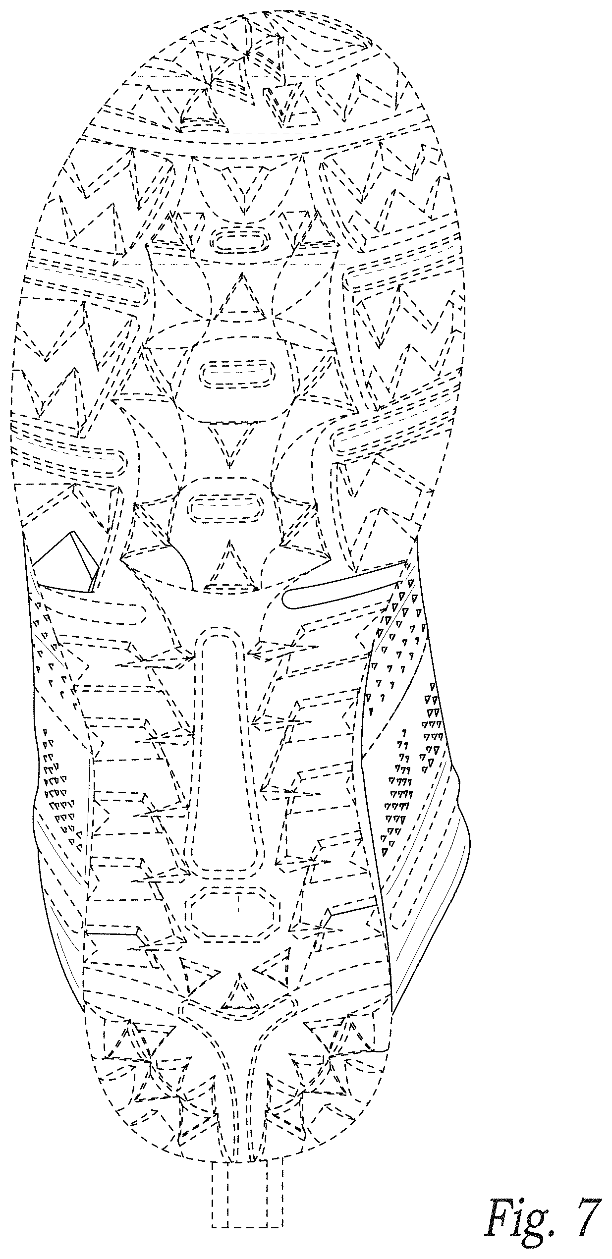 Patent USD1000814 Figure 7 – Shoe