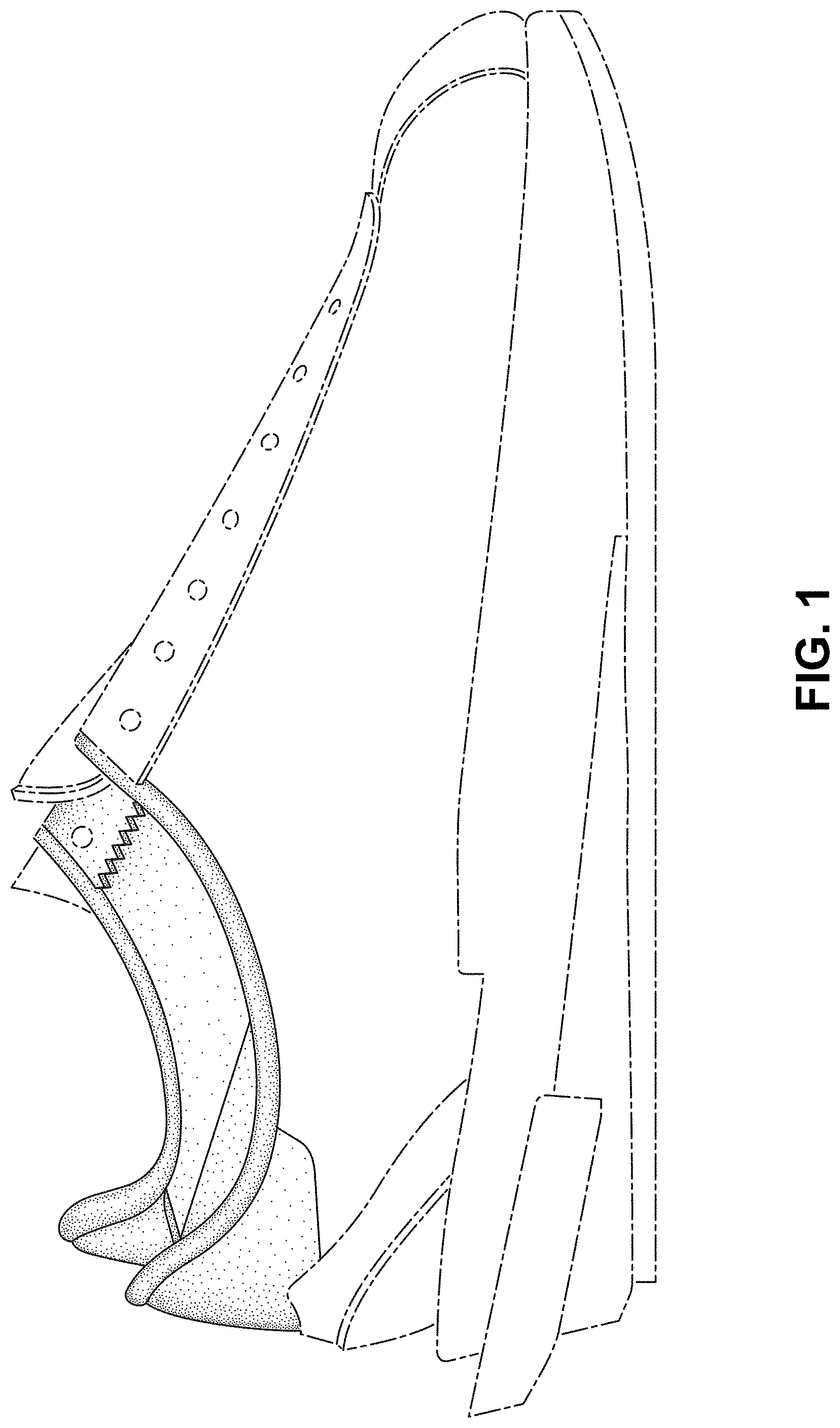 Patent USD1000816 Figure 1 – Shoe