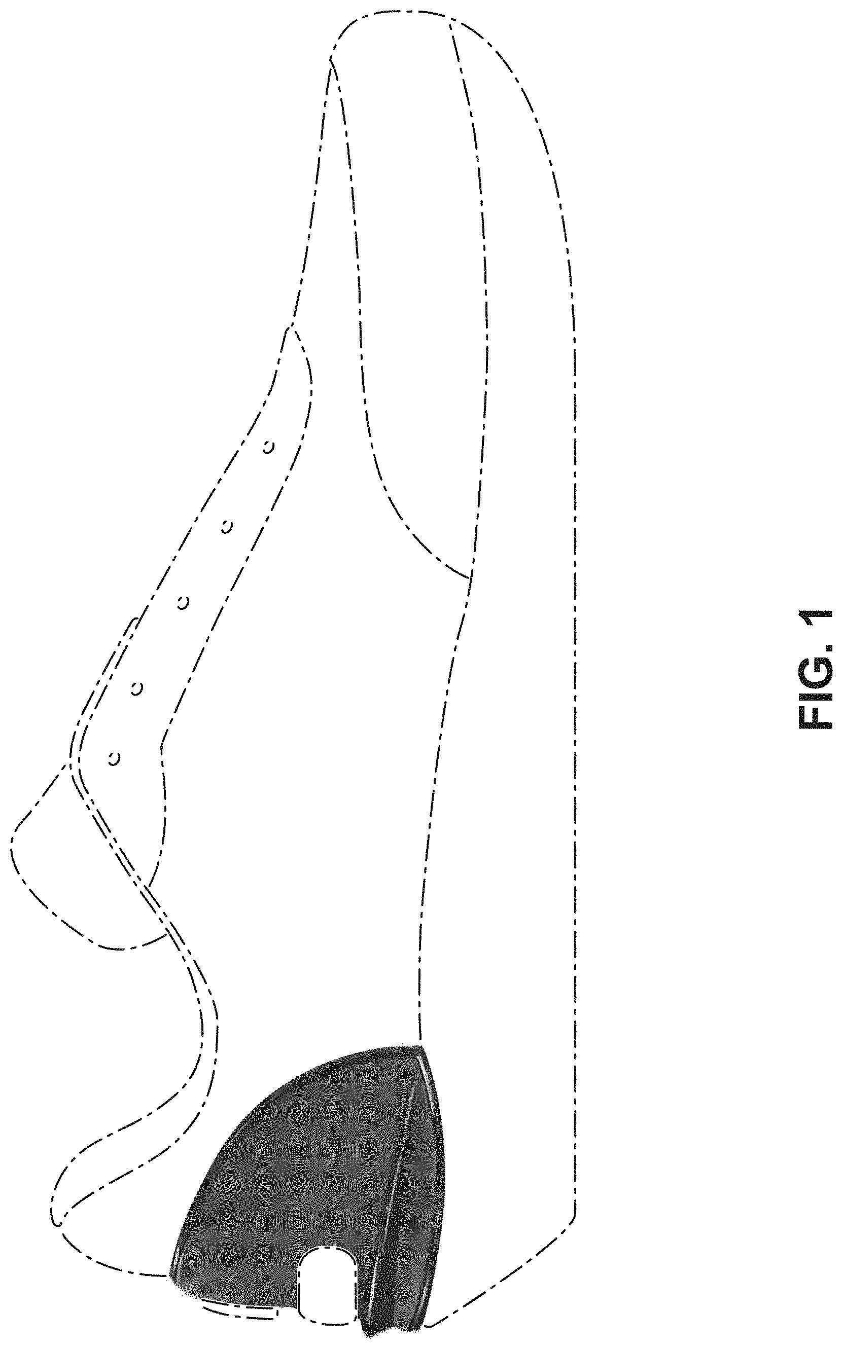 Patent USD1000817 Figure 1 – Shoe