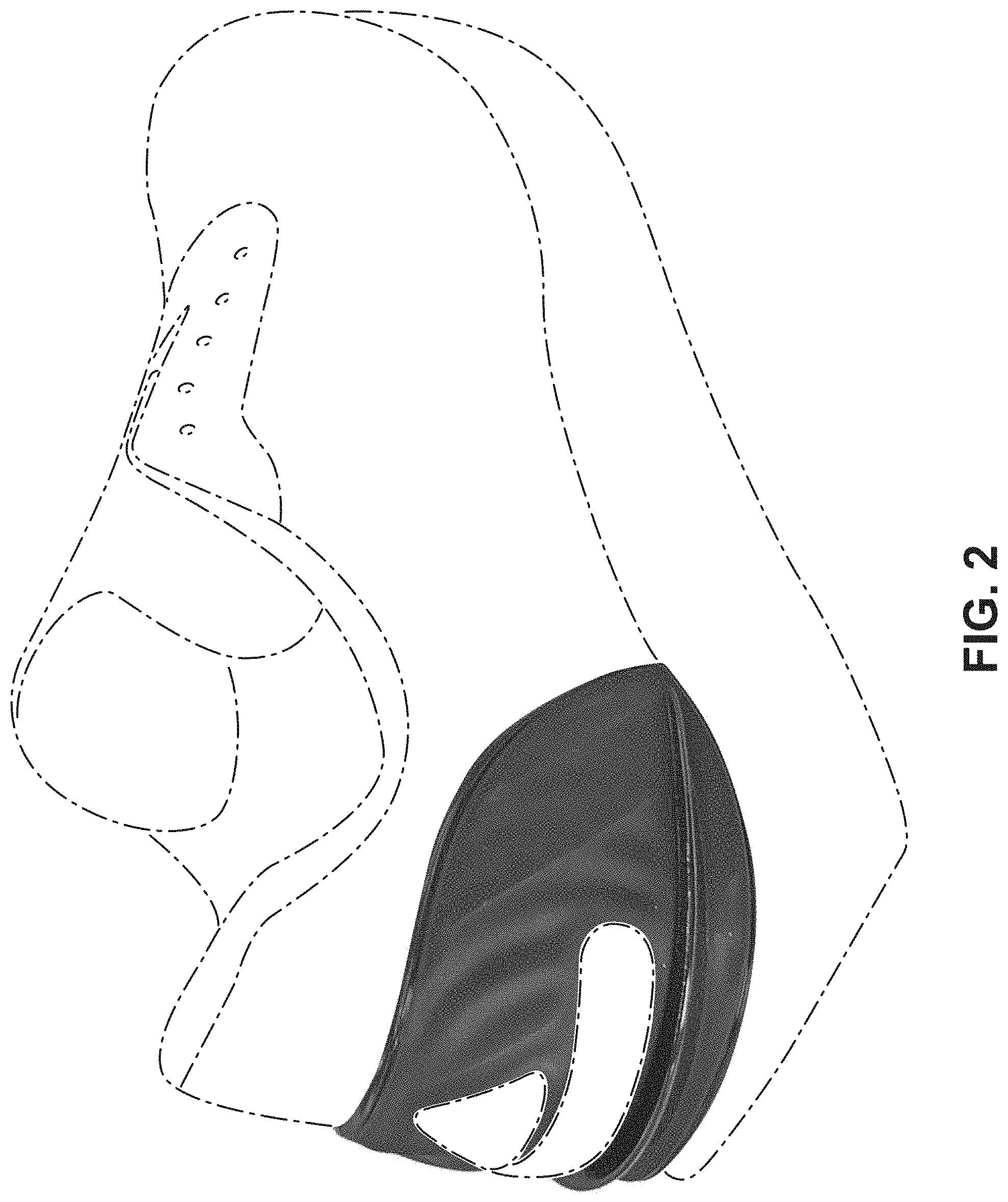 Patent USD1000817 Figure 2 – Shoe