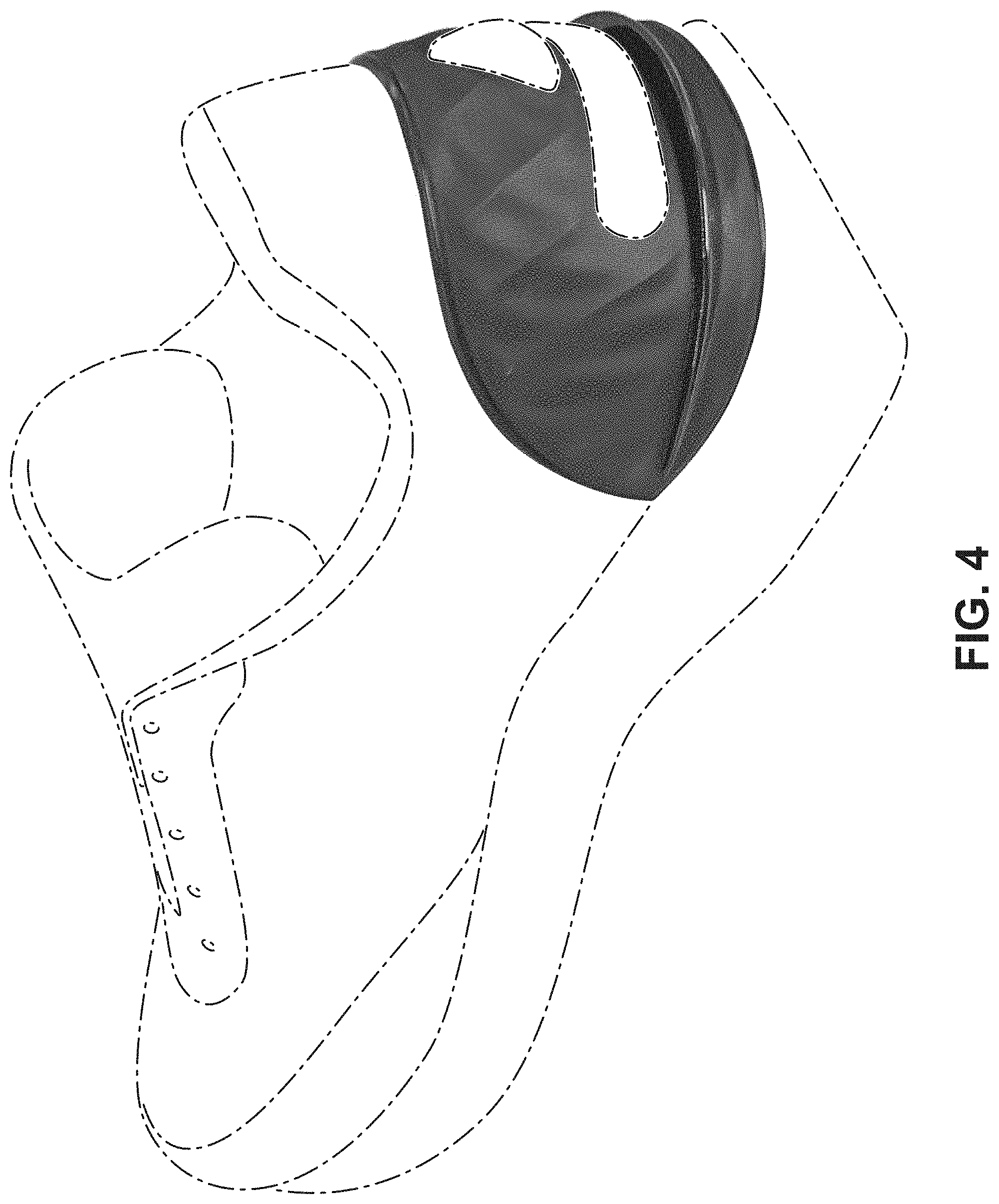 Patent USD1000817 Figure 4 – Shoe