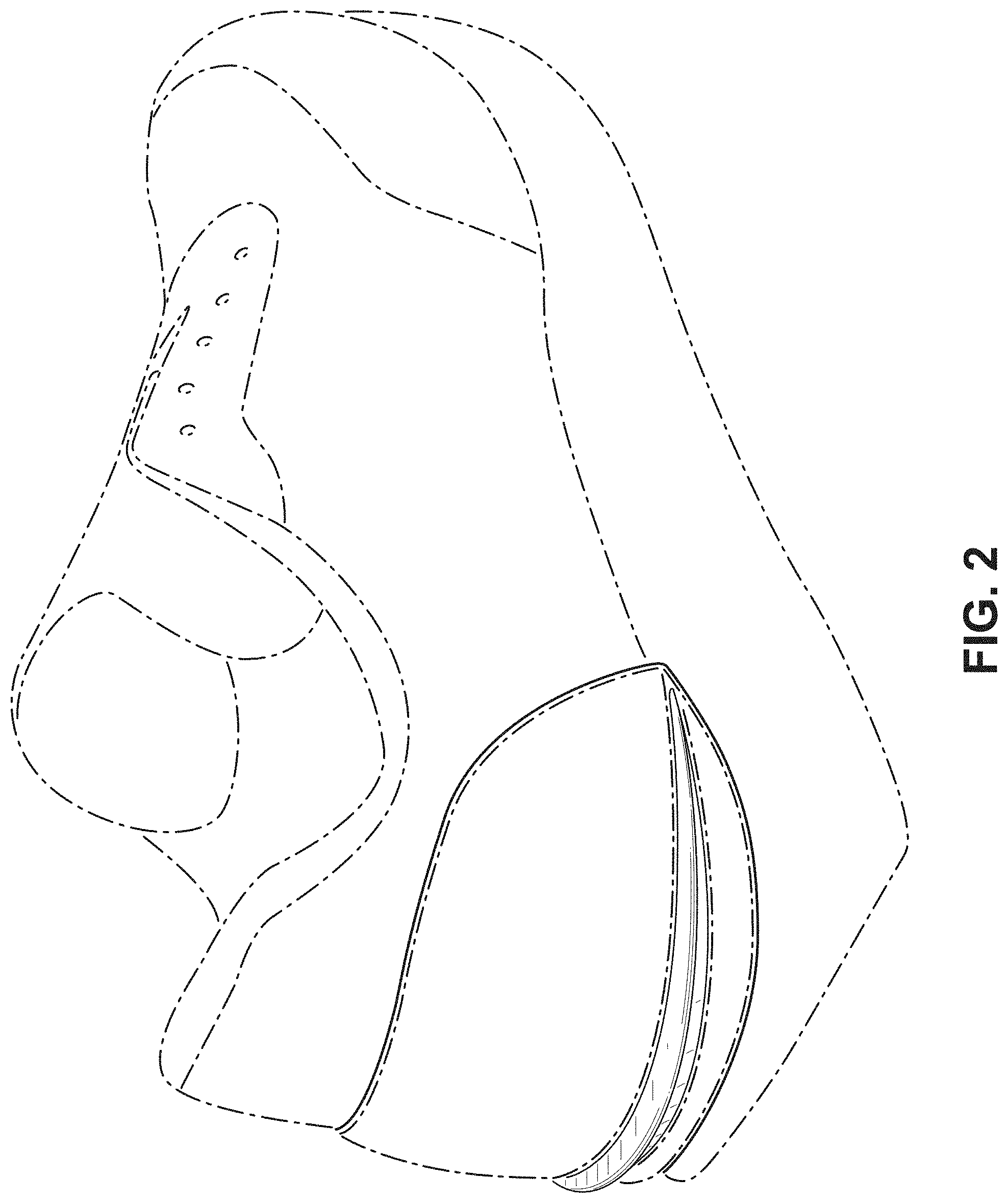 Patent USD1000818 Figure 2 – Shoe