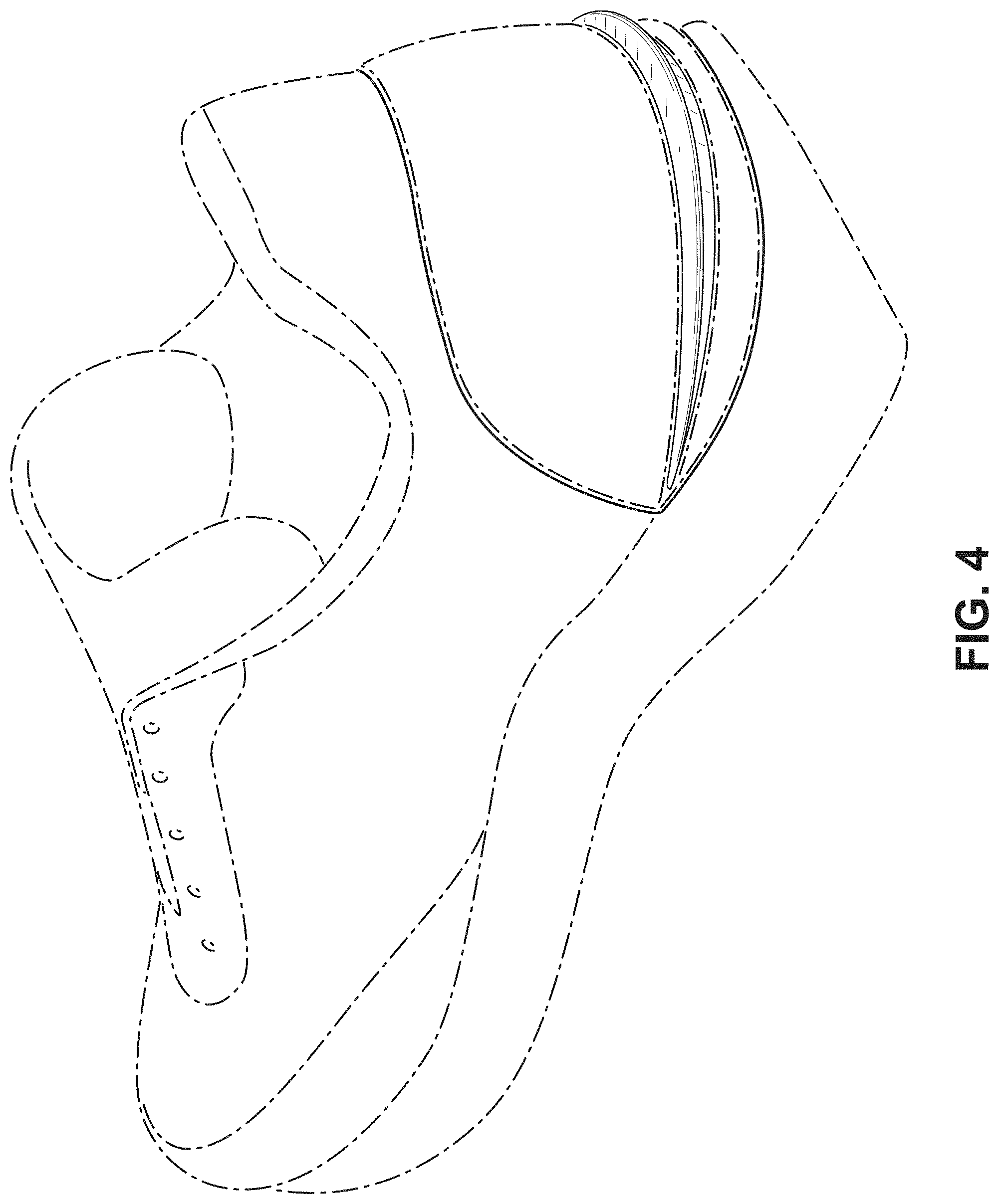 Patent USD1000818 Figure 4 – Shoe