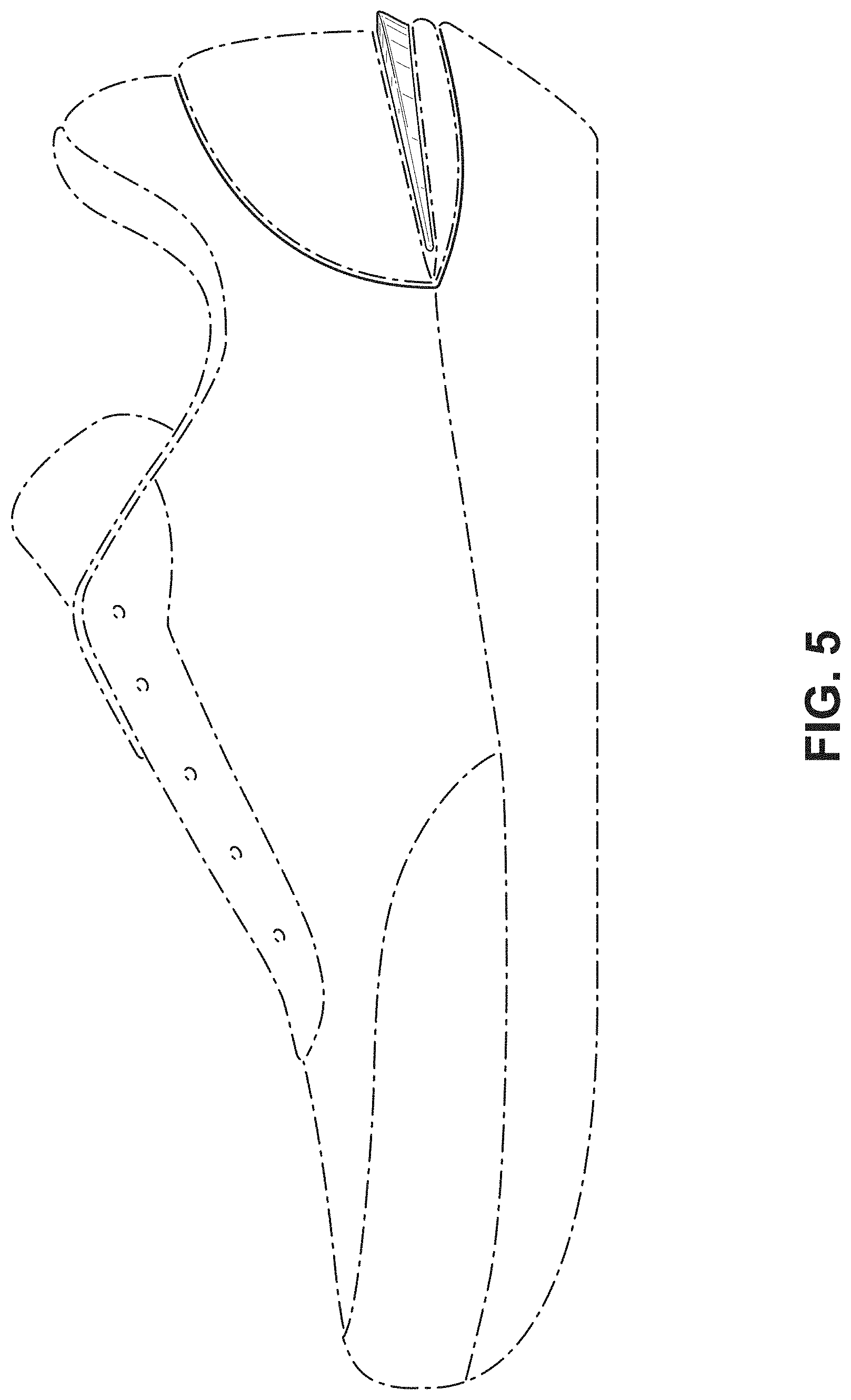 Patent USD1000818 Figure 5 – Shoe