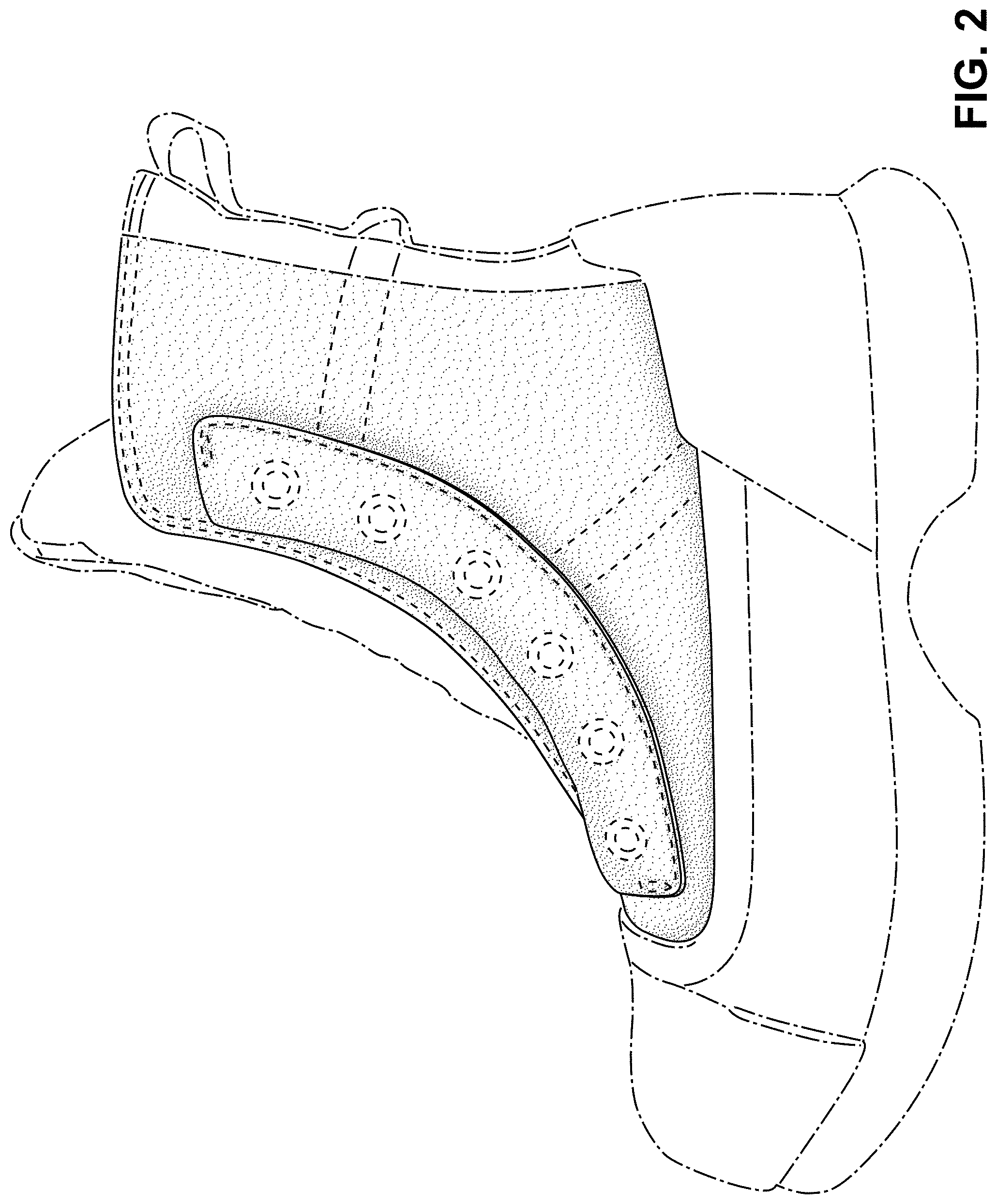 Patent USD1000819 Figure 2 – Shoe