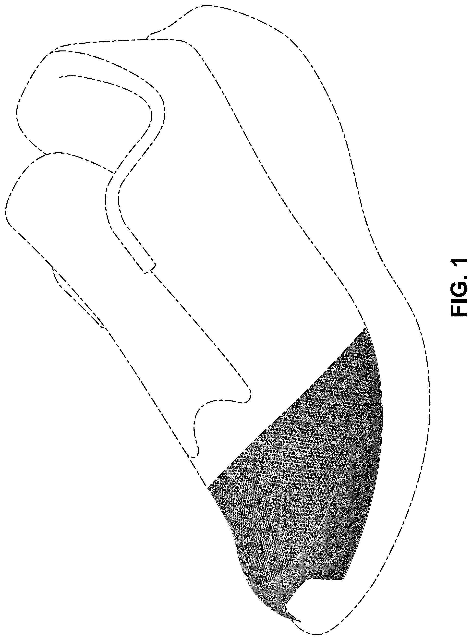 Patent USD1000820 Figure 1 – Shoe
