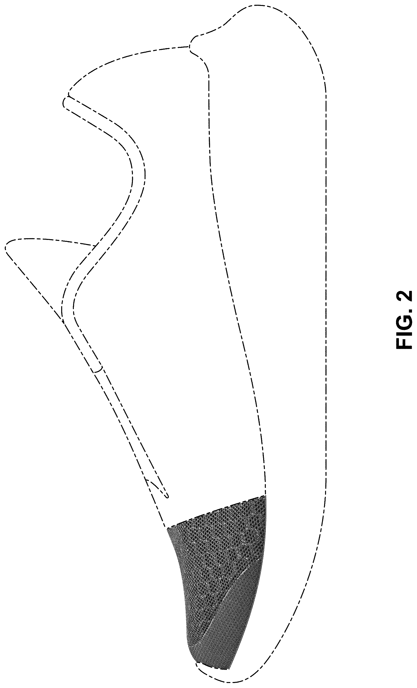 Patent USD1000820 Figure 2 – Shoe