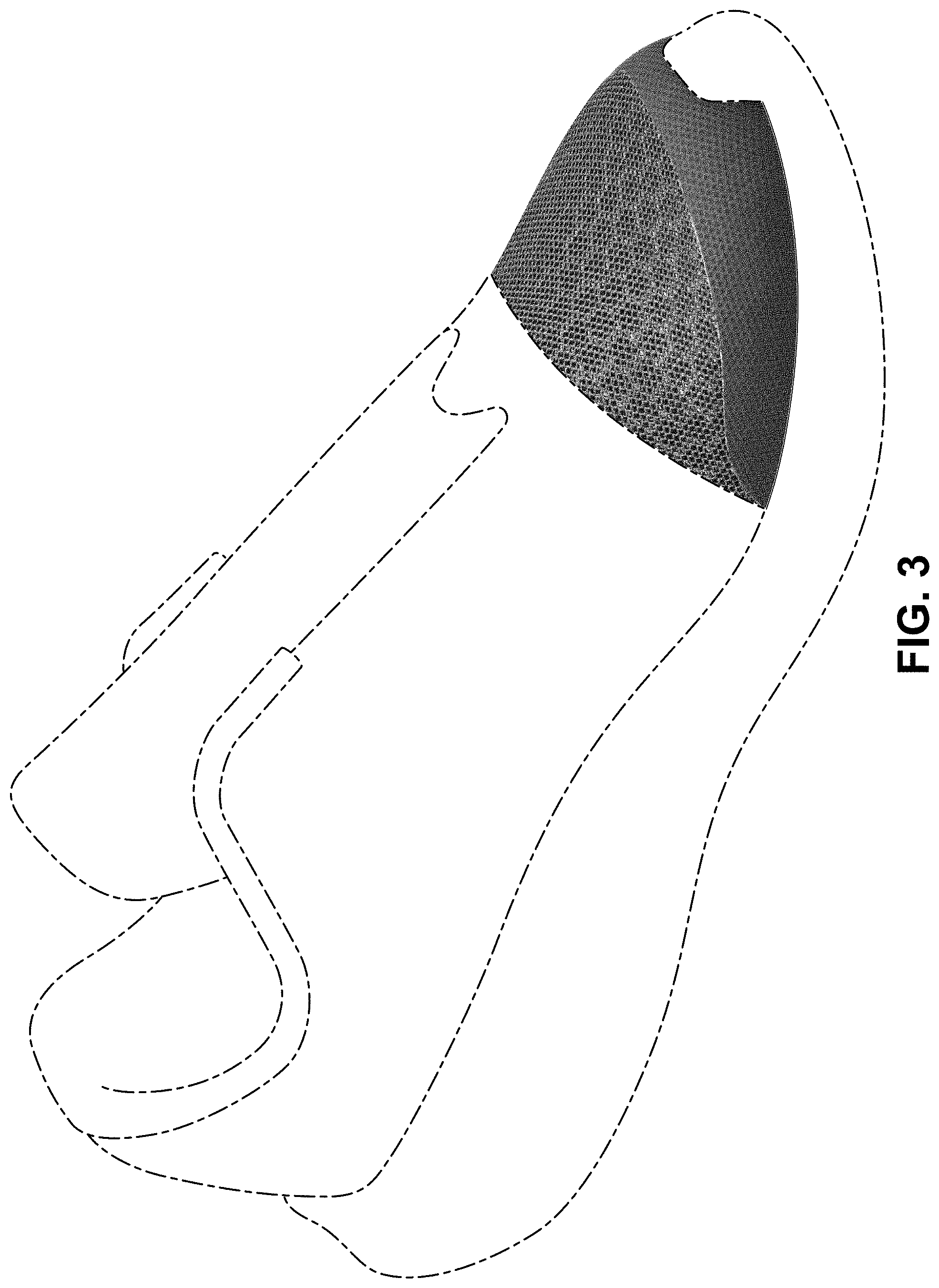 Patent USD1000820 Figure 3 – Shoe