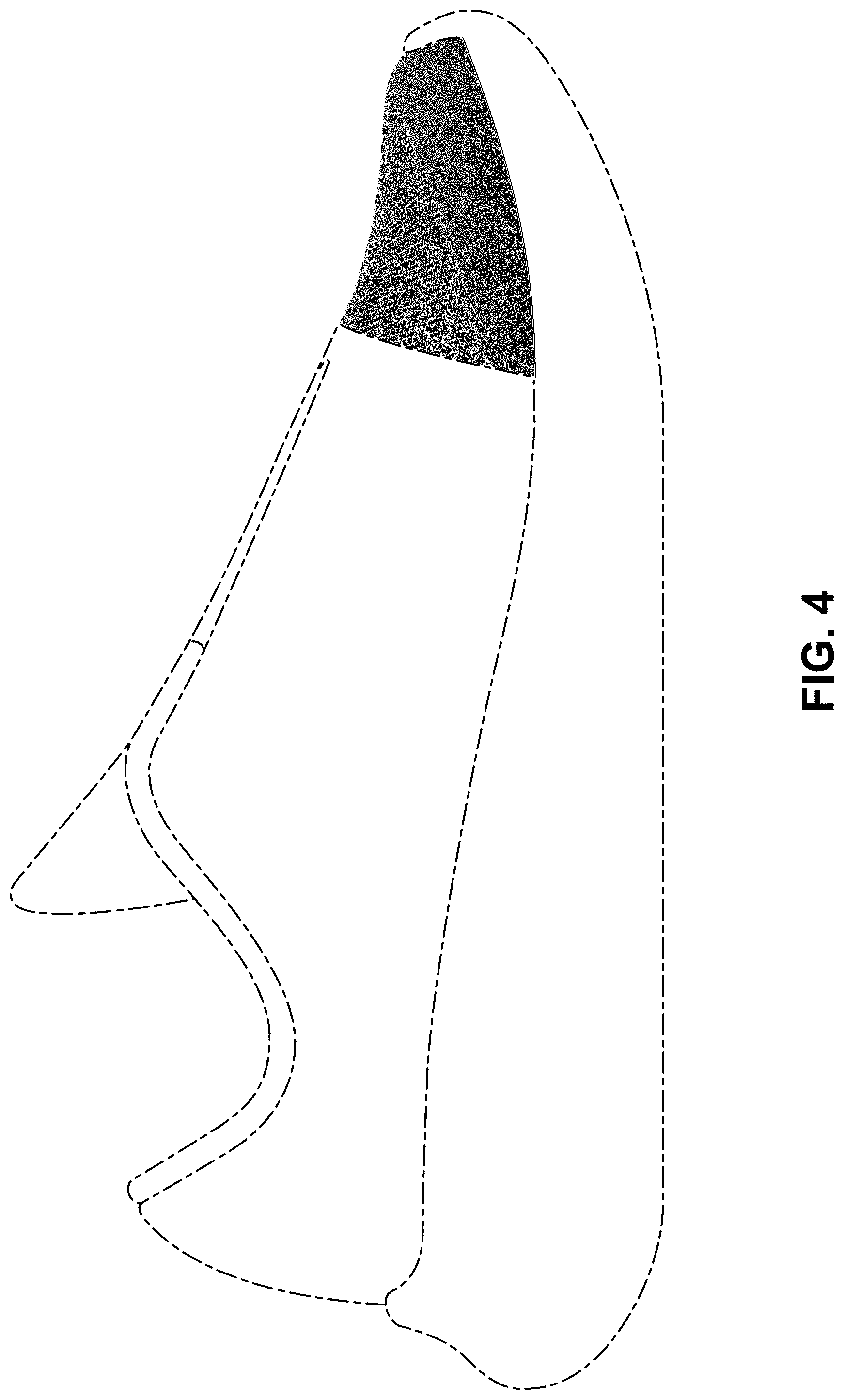 Patent USD1000820 Figure 4 – Shoe