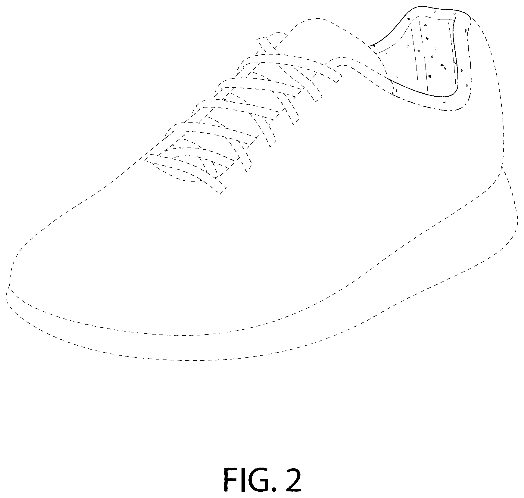 Patent USD1000821 Figure 2 – Shoe