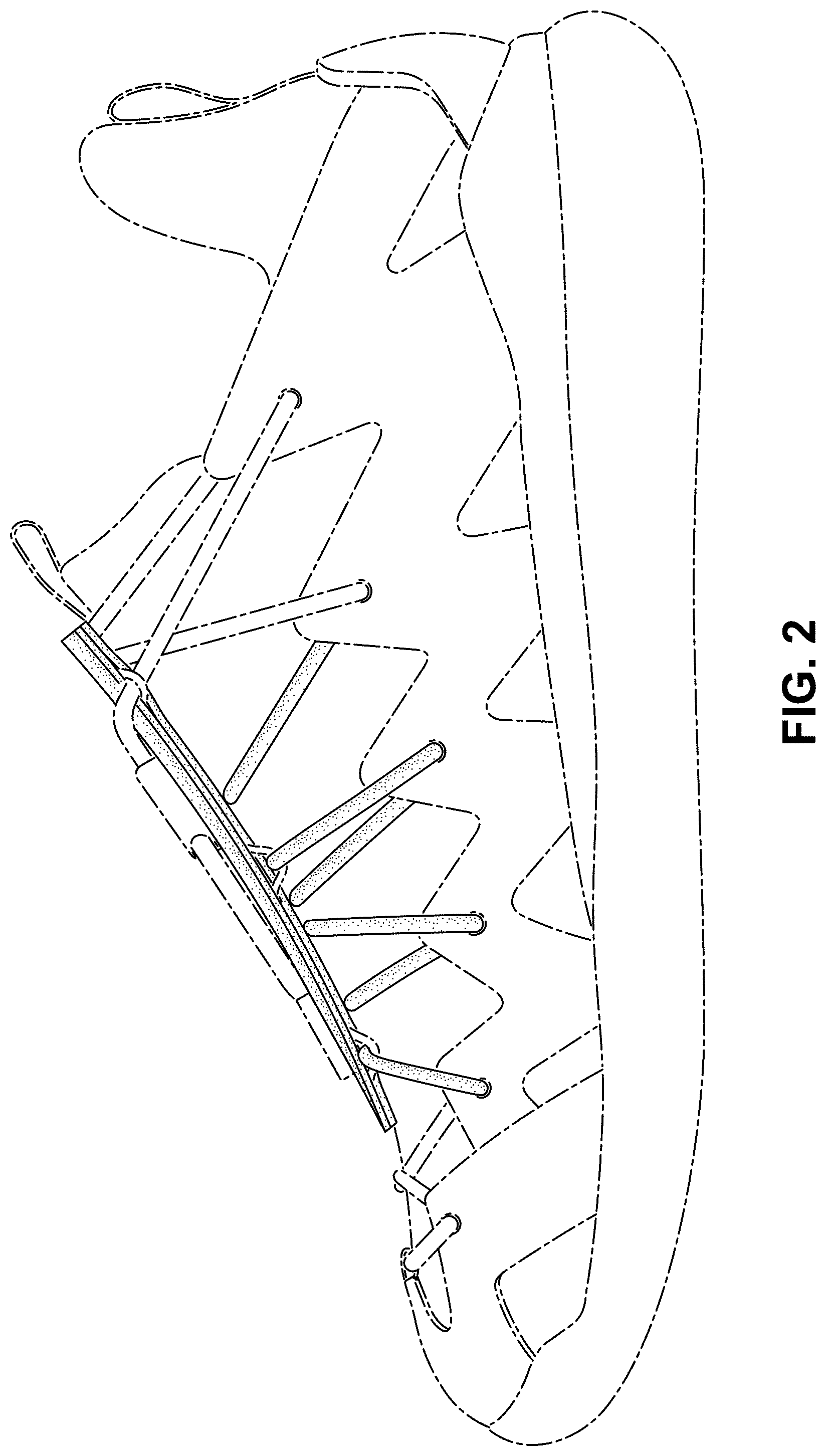Patent USD1000824 Figure 2 – Shoe