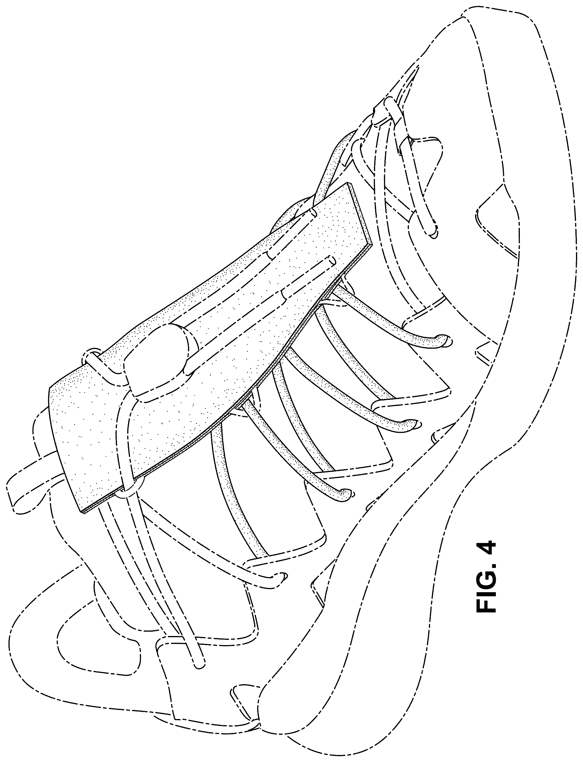 Patent USD1000824 Figure 4 – Shoe