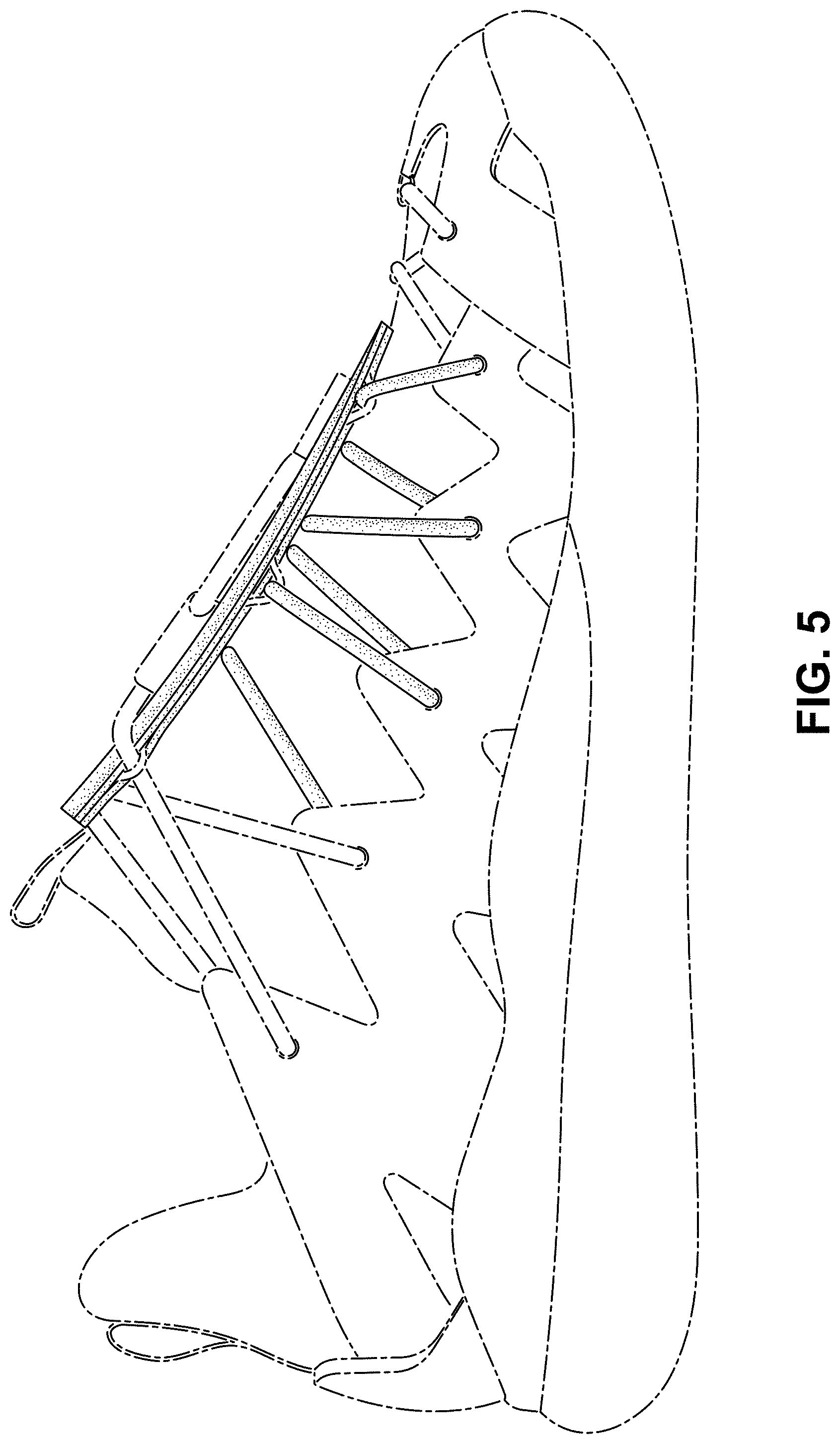 Patent USD1000824 Figure 5 – Shoe