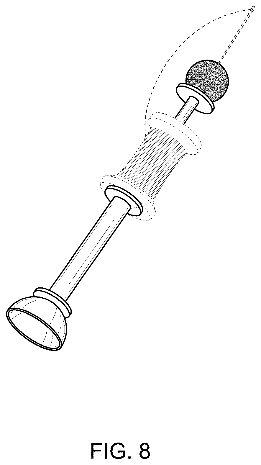 Patent USD1000825 Figure 4 – Spool and needle holder