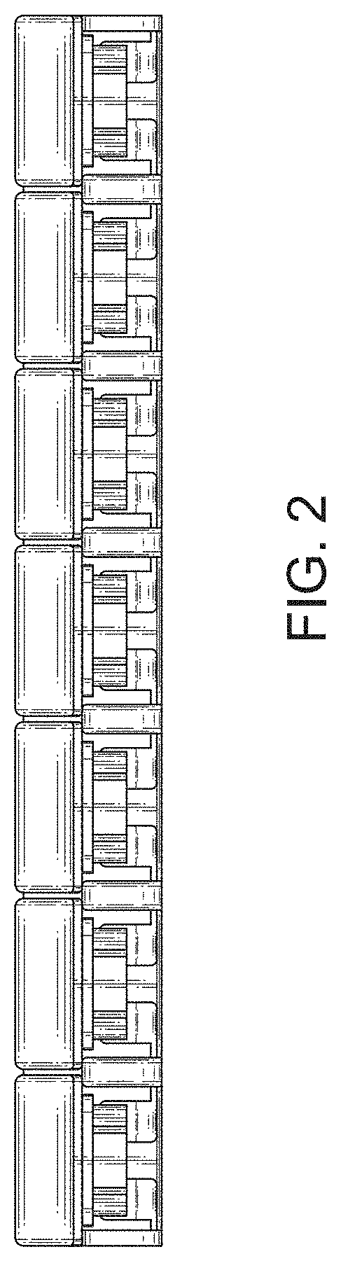Patent USD1000826 Figure 2 – Single row seven day pillbox