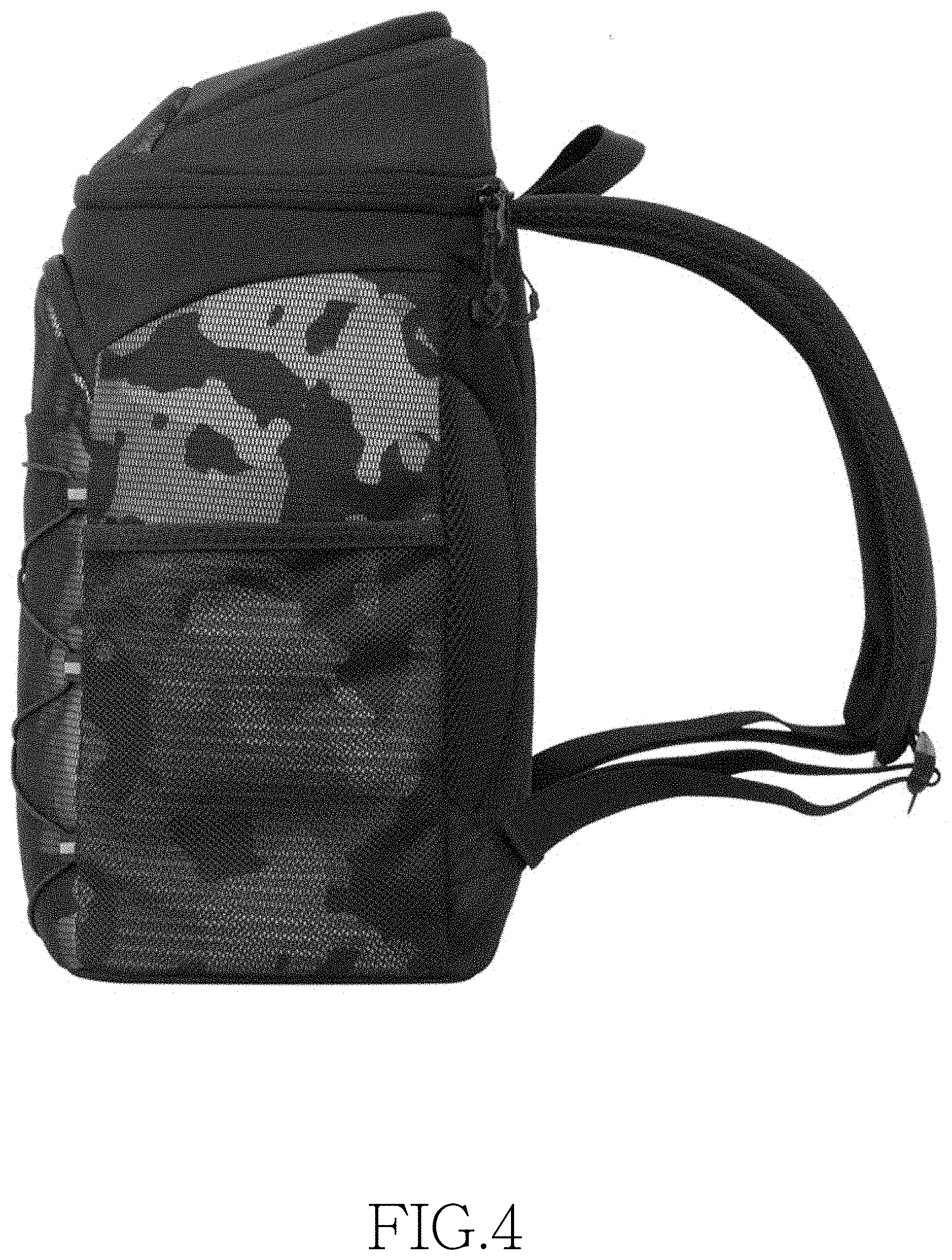 Patent USD1000827 Figure 4 – Cooler backpack