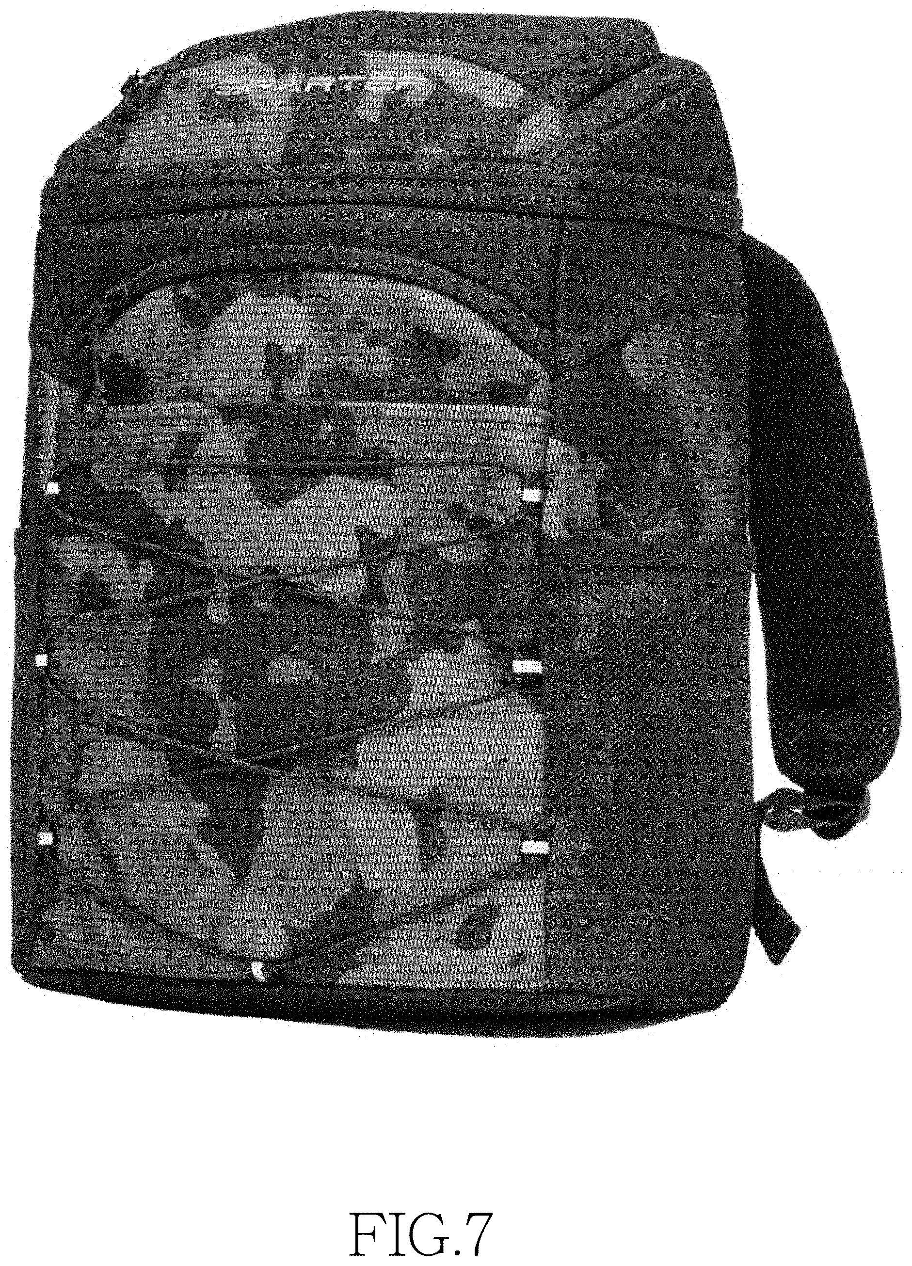 Patent USD1000827 Figure 7 – Cooler backpack