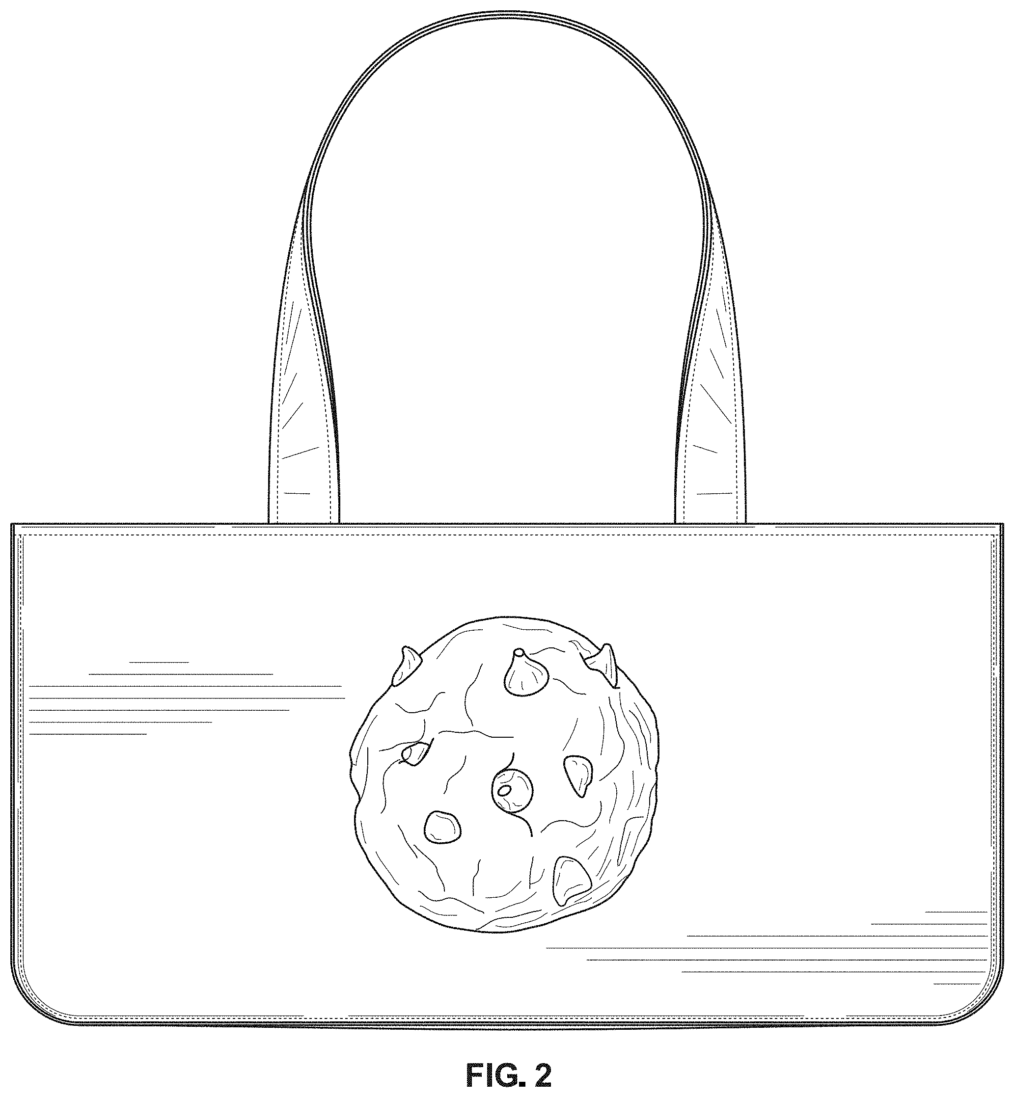 Patent USD1000828 Figure 2 – Handbag