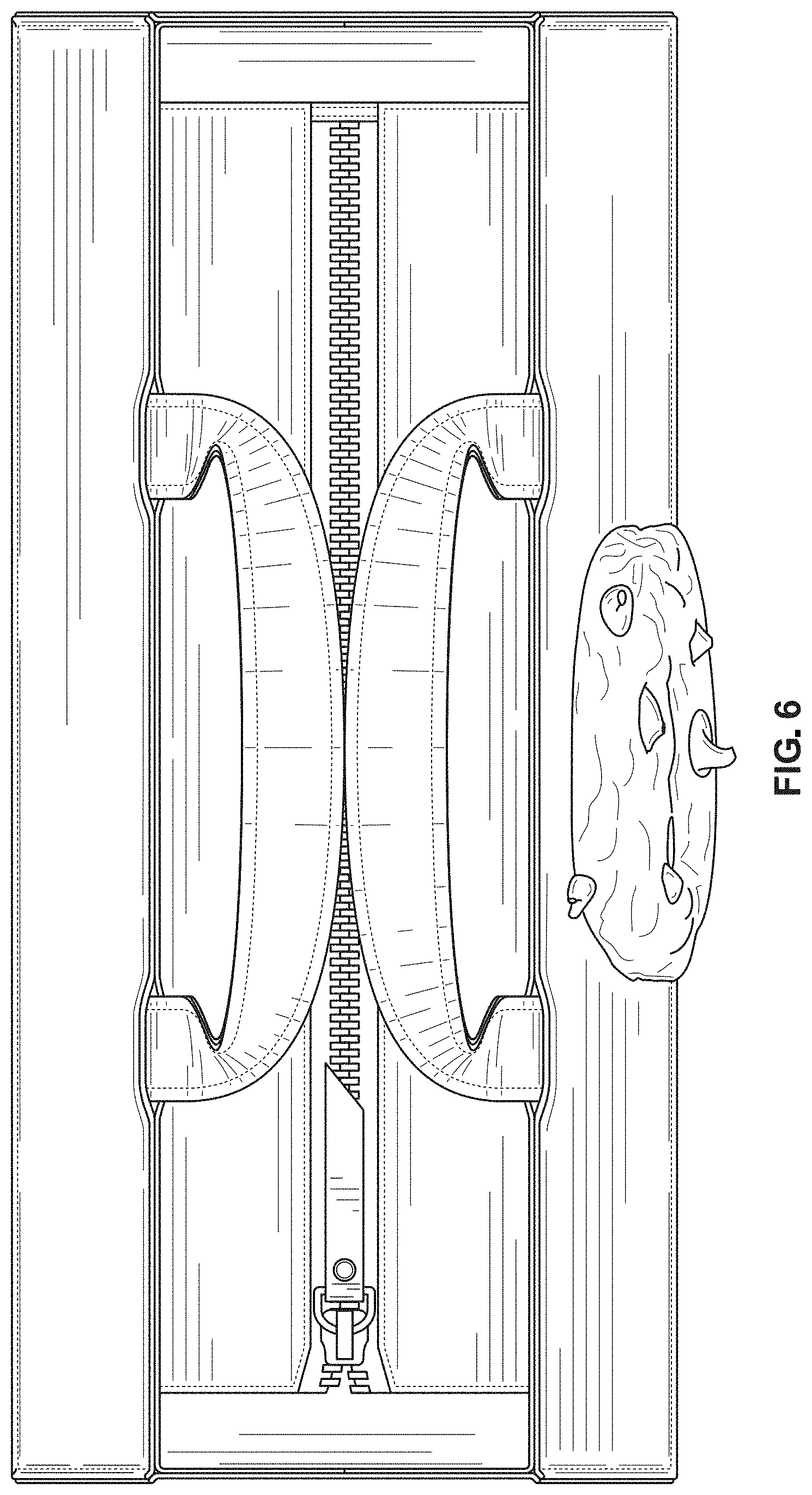 Patent USD1000828 Figure 6 – Handbag