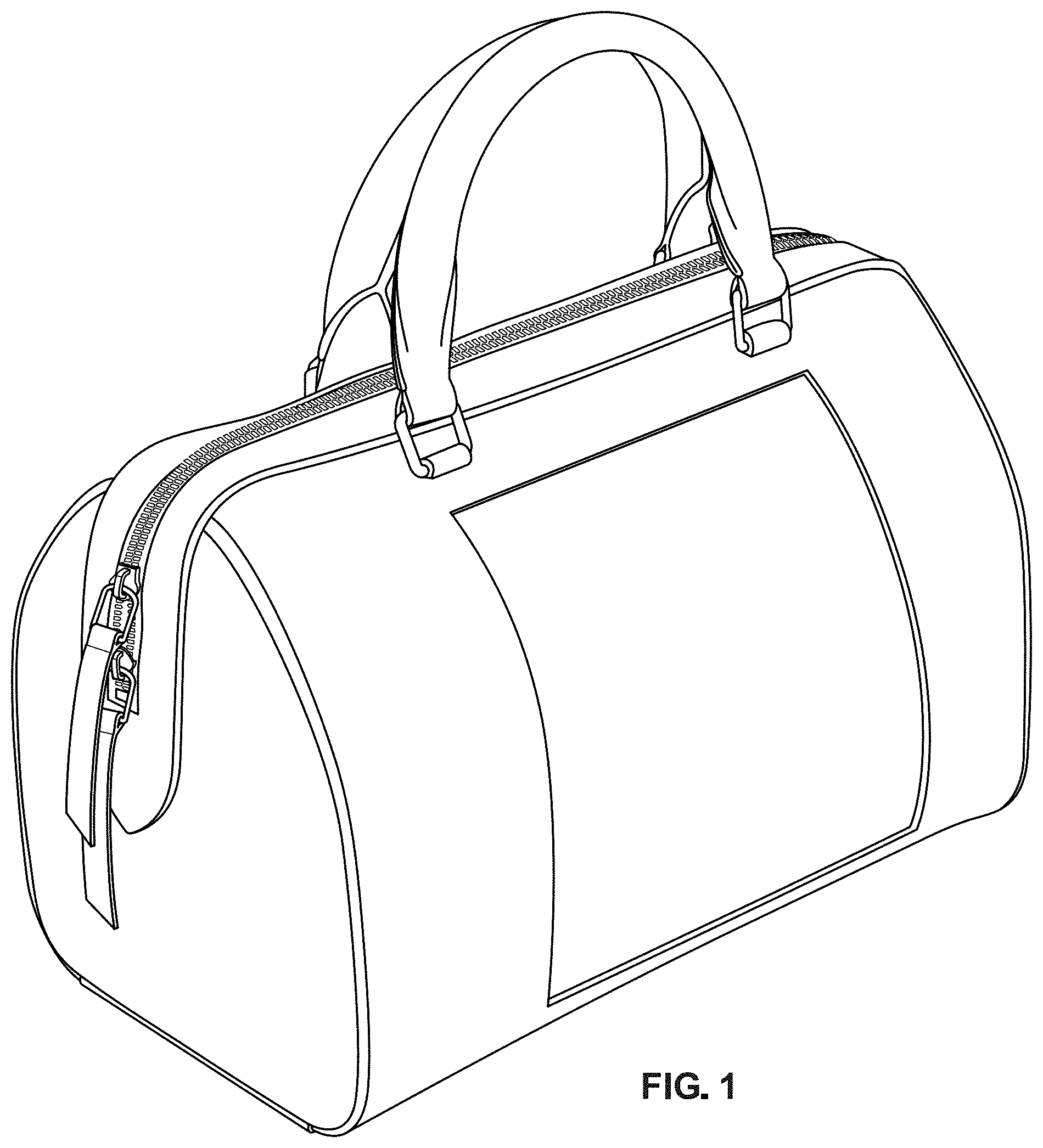 Patent USD1000829 Figure 1 – Handbag