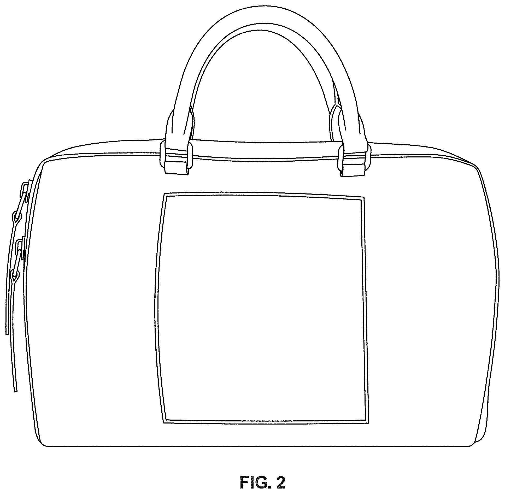 Patent USD1000829 Figure 2 – Handbag