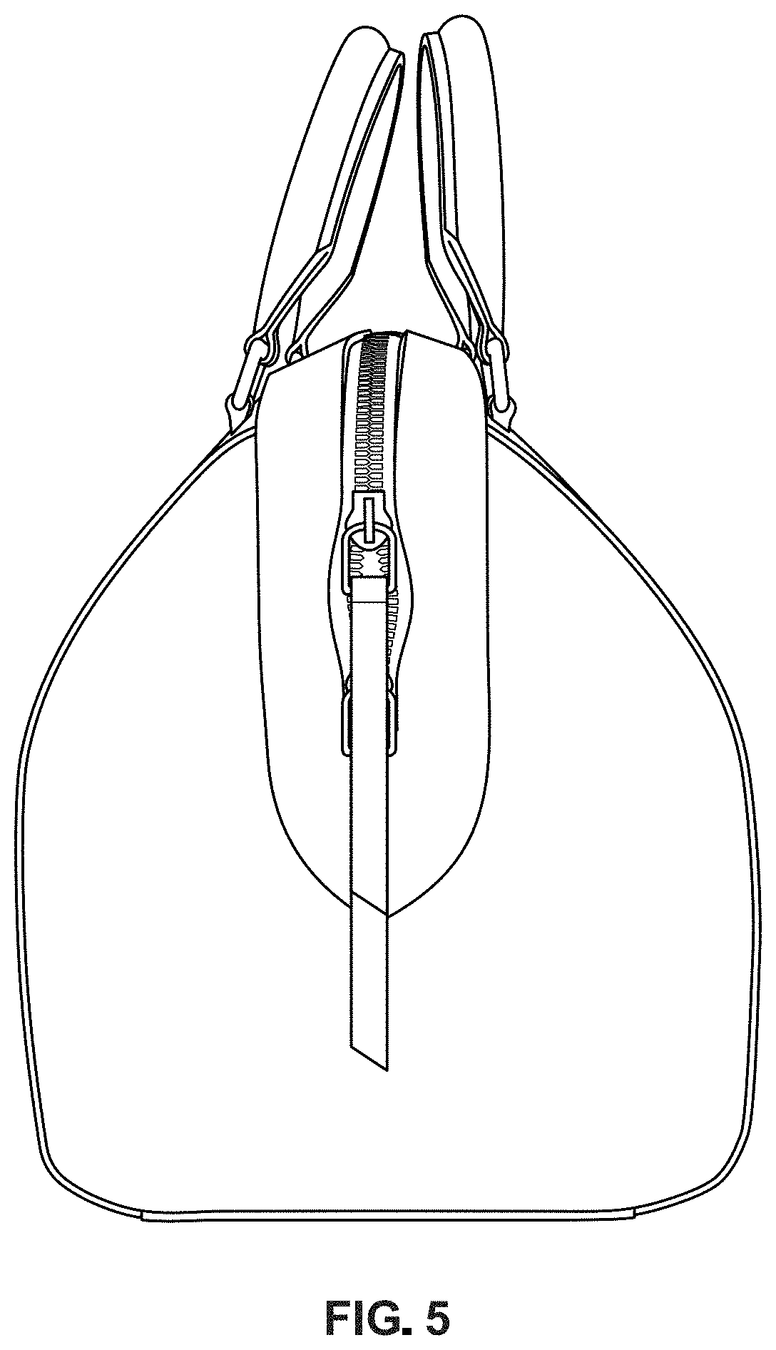 Patent USD1000829 Figure 5 – Handbag