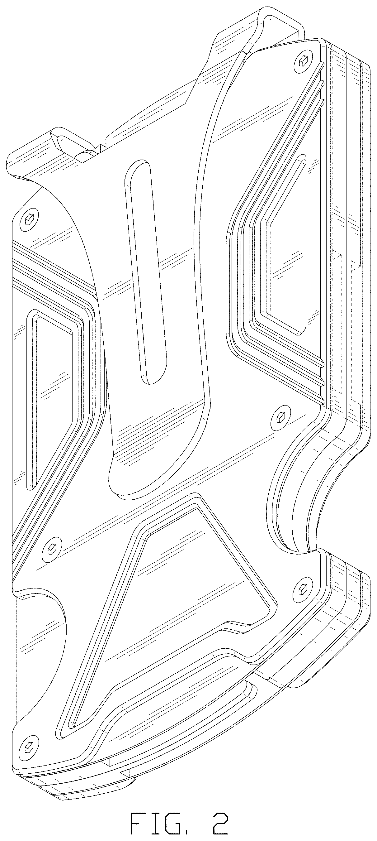Patent USD1000830 Figure 2 – Metal wallet