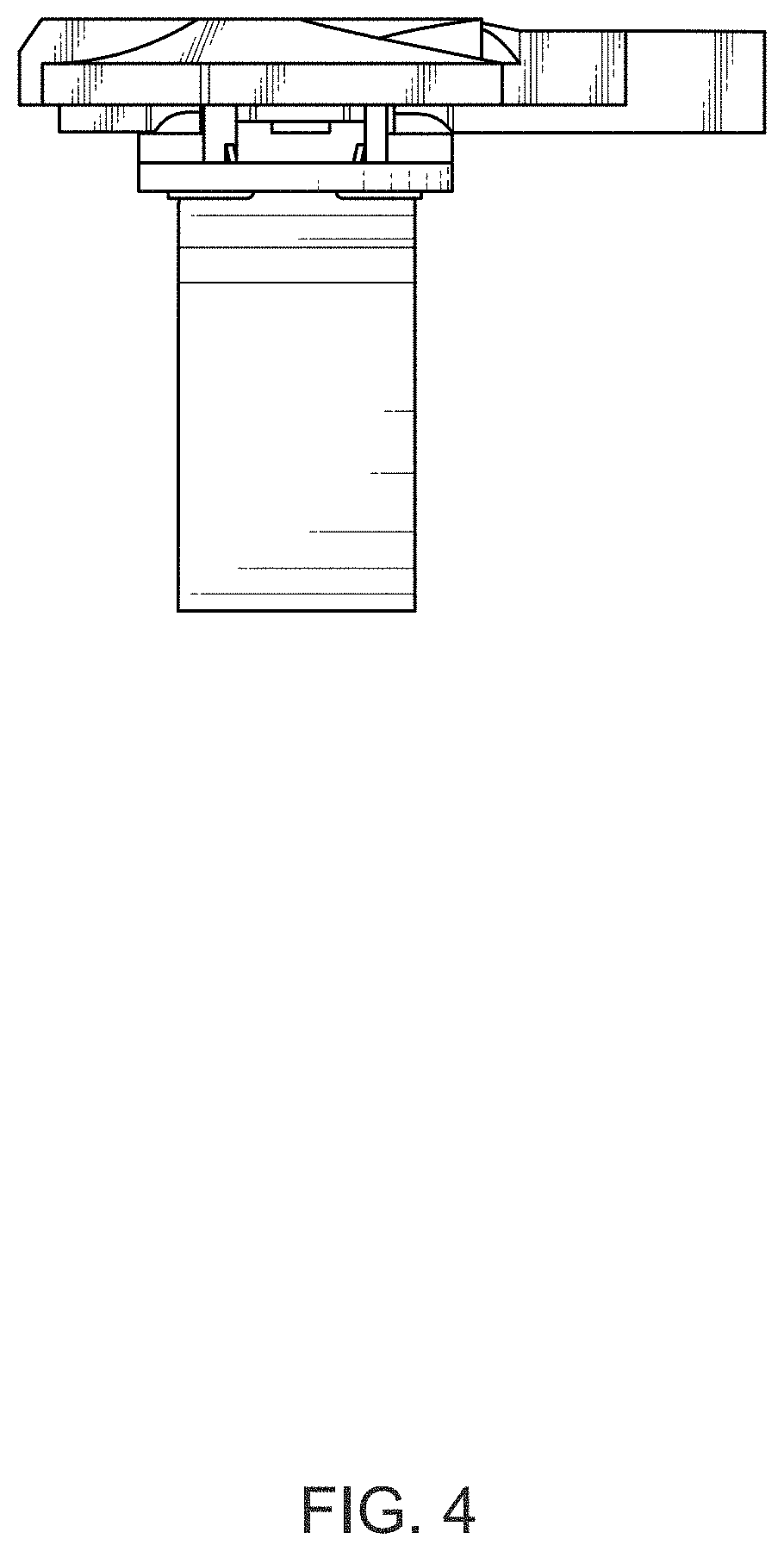 Patent USD1000831 Figure 4 – Eyeglass holder