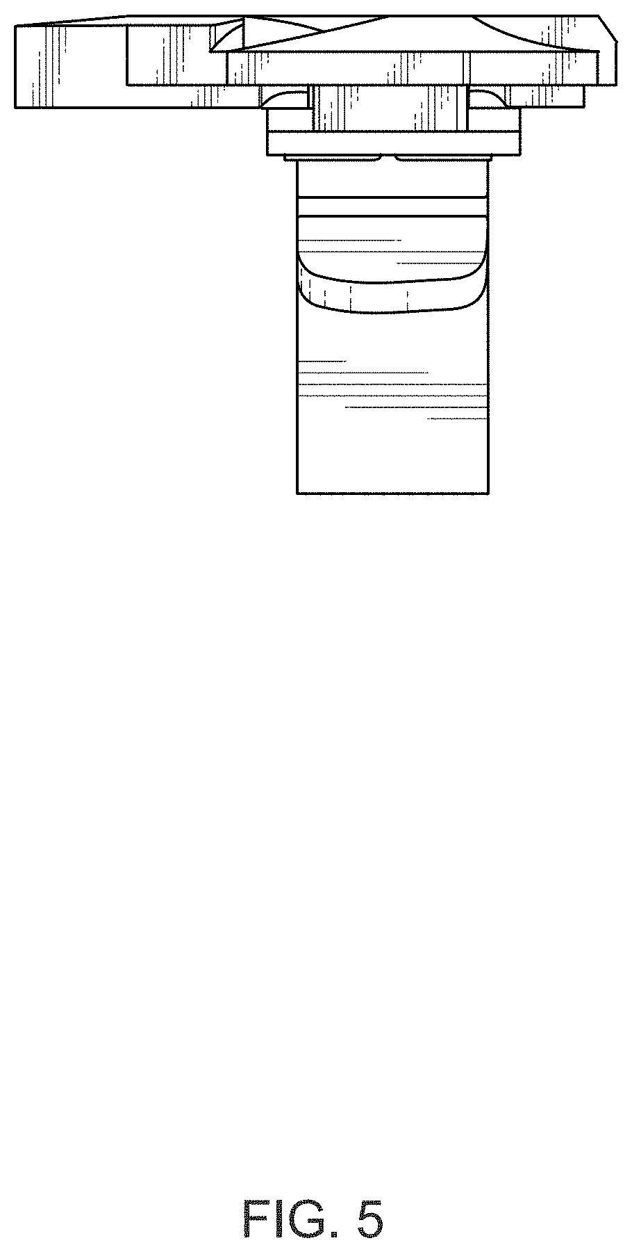 Patent USD1000831 Figure 5 – Eyeglass holder