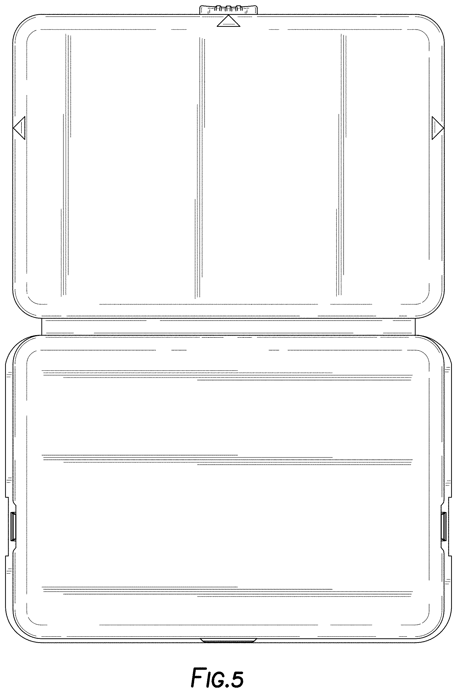 Patent USD1000832 Figure 4 – Child-resistant storage case