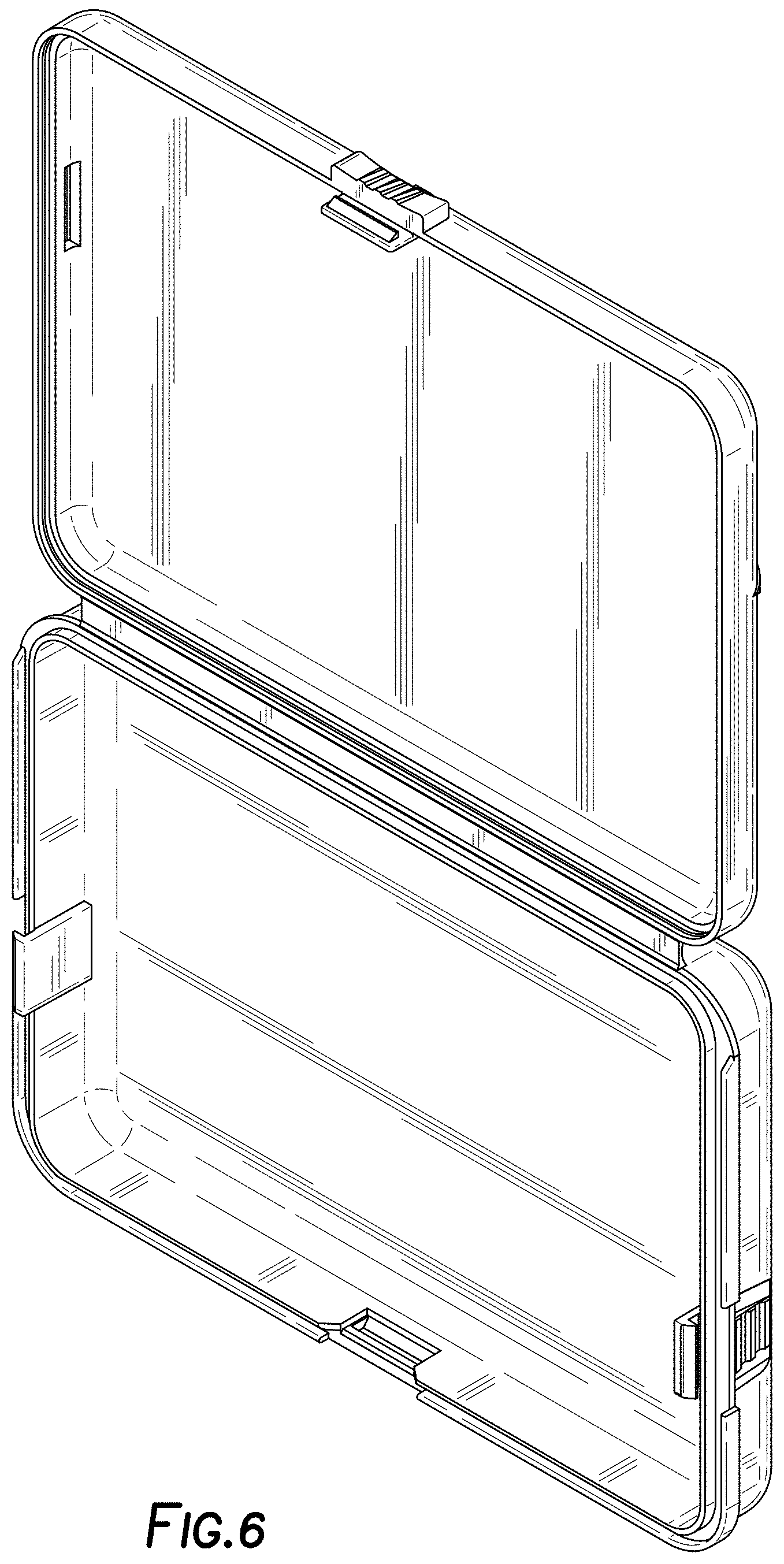 Patent USD1000832 Figure 5 – Child-resistant storage case