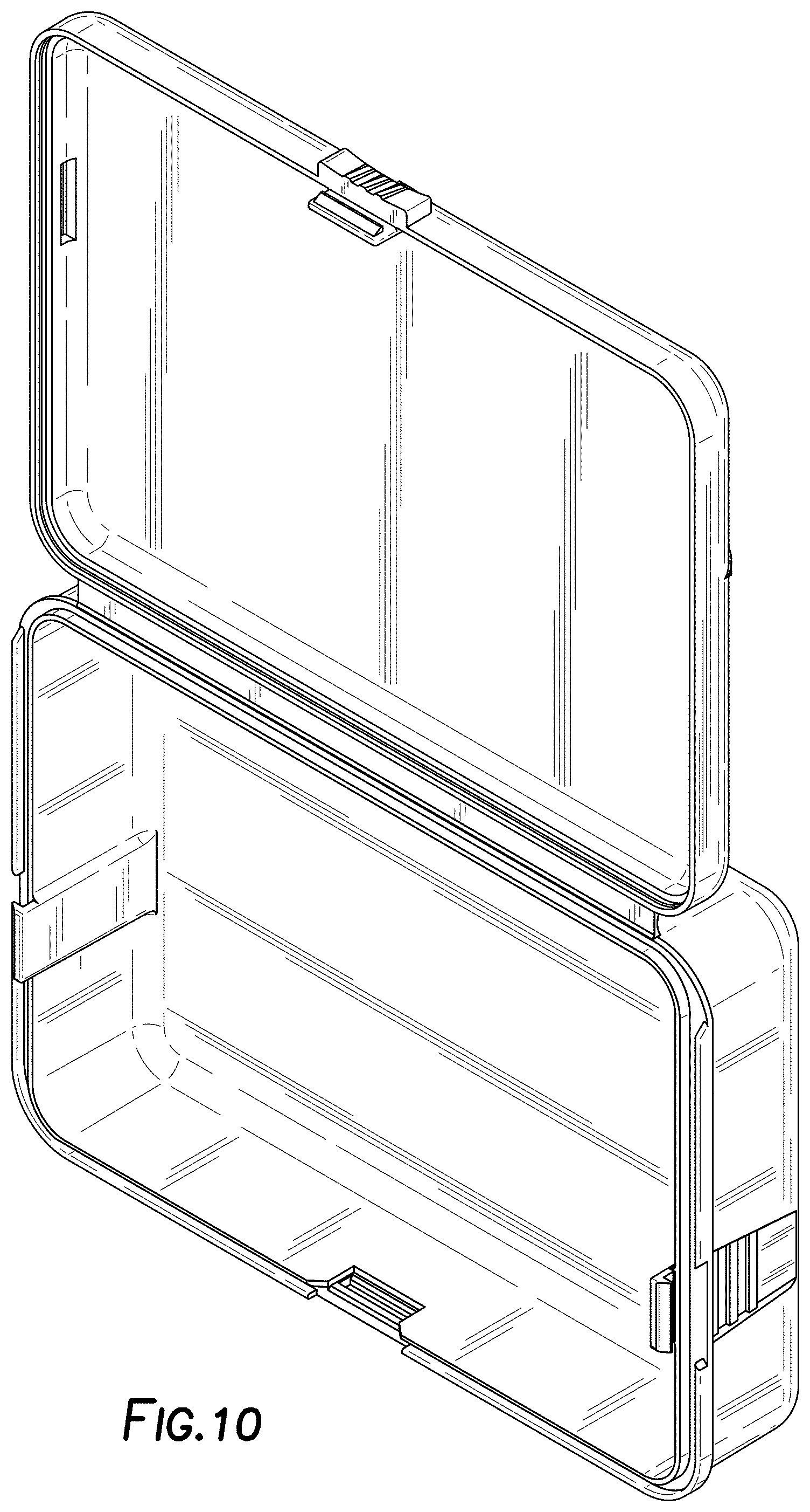 Patent USD1000832 Figure 8 – Child-resistant storage case