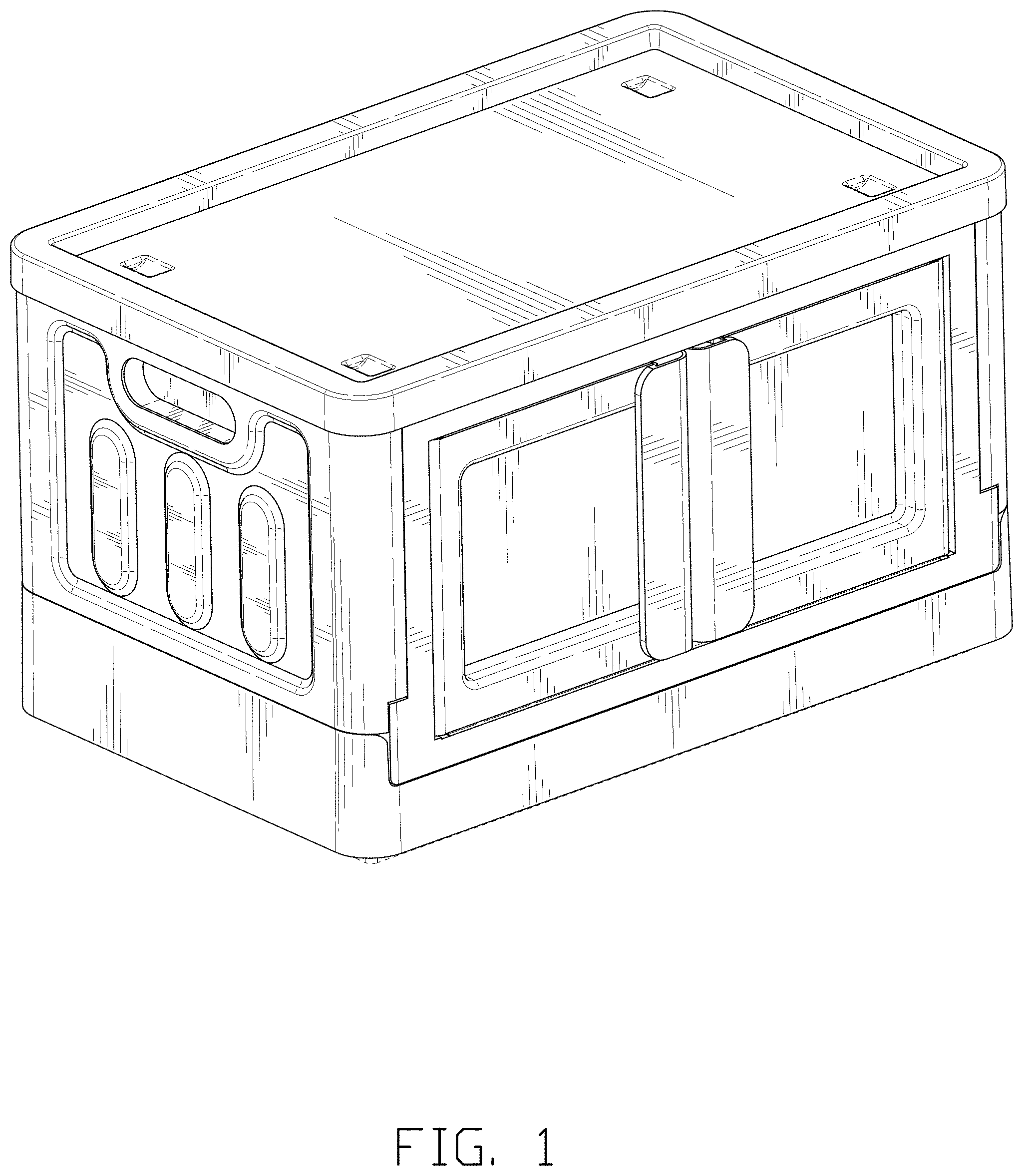 Patent USD1000833 Figure 1 – Storage box