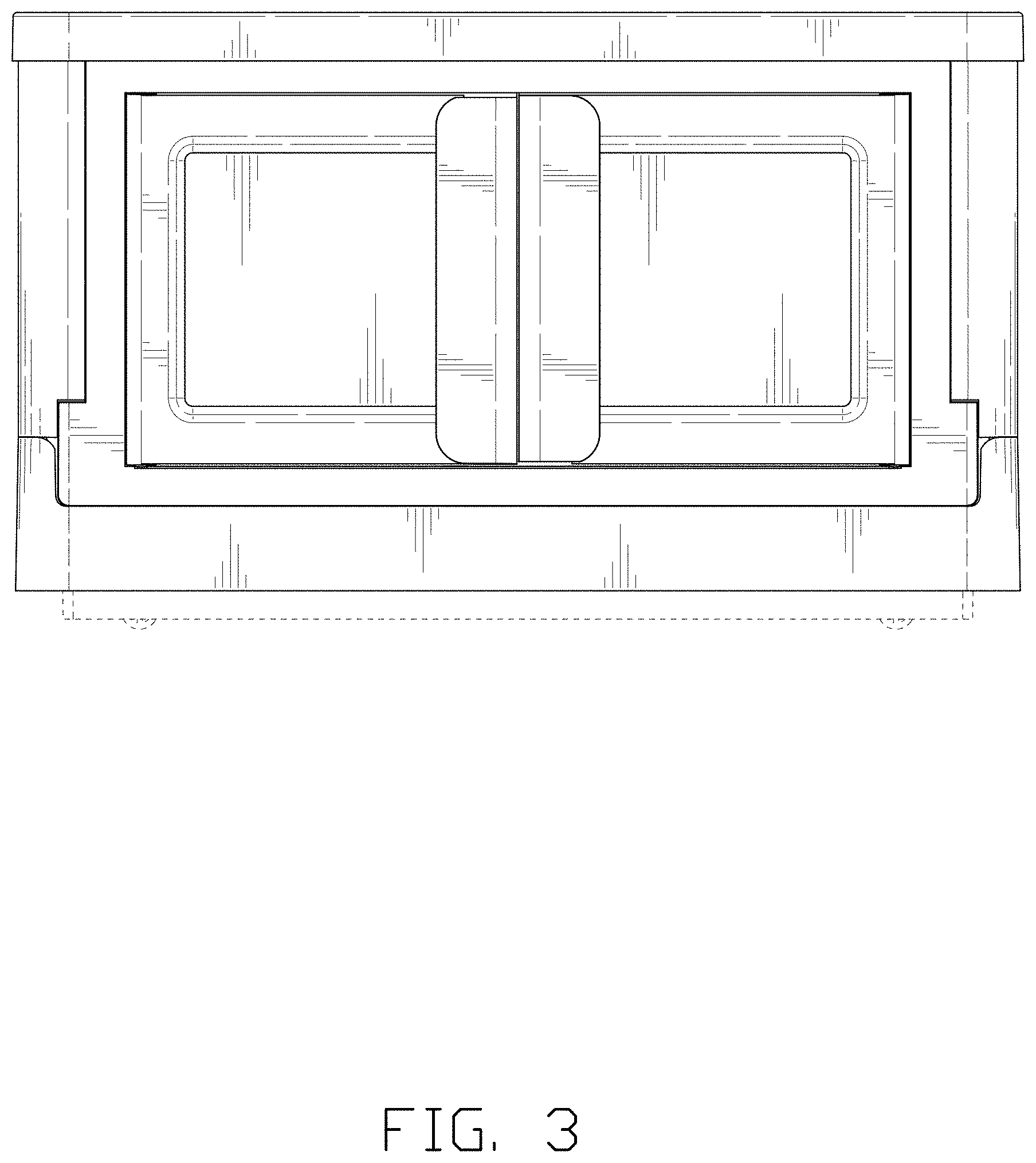 Patent USD1000833 Figure 3 – Storage box