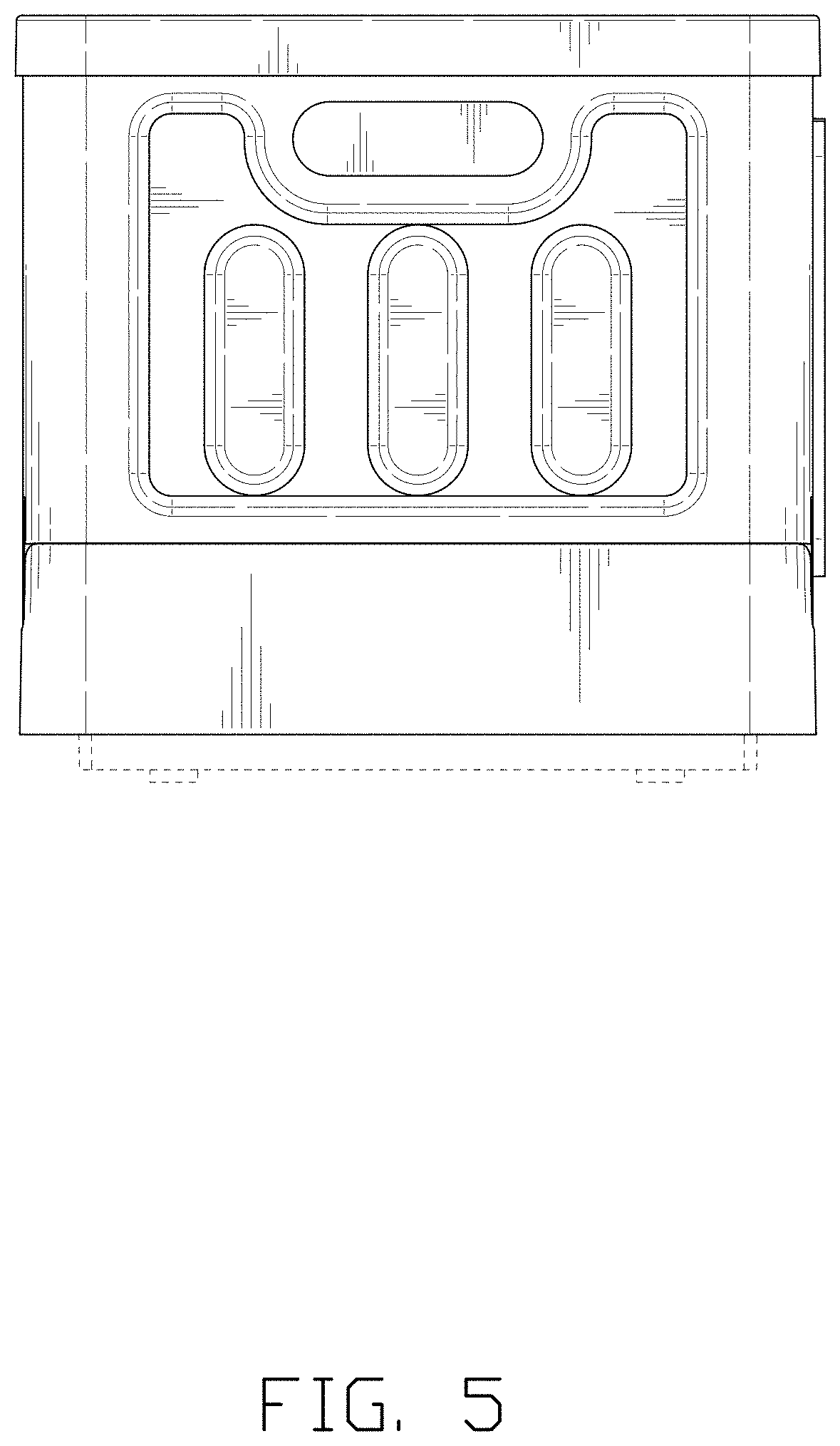 Patent USD1000833 Figure 5 – Storage box