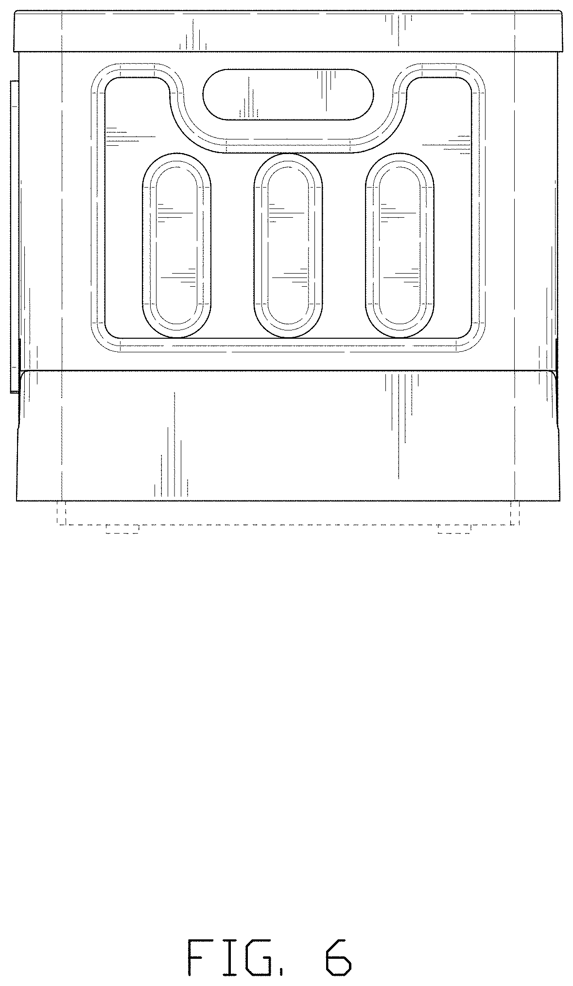 Patent USD1000833 Figure 6 – Storage box