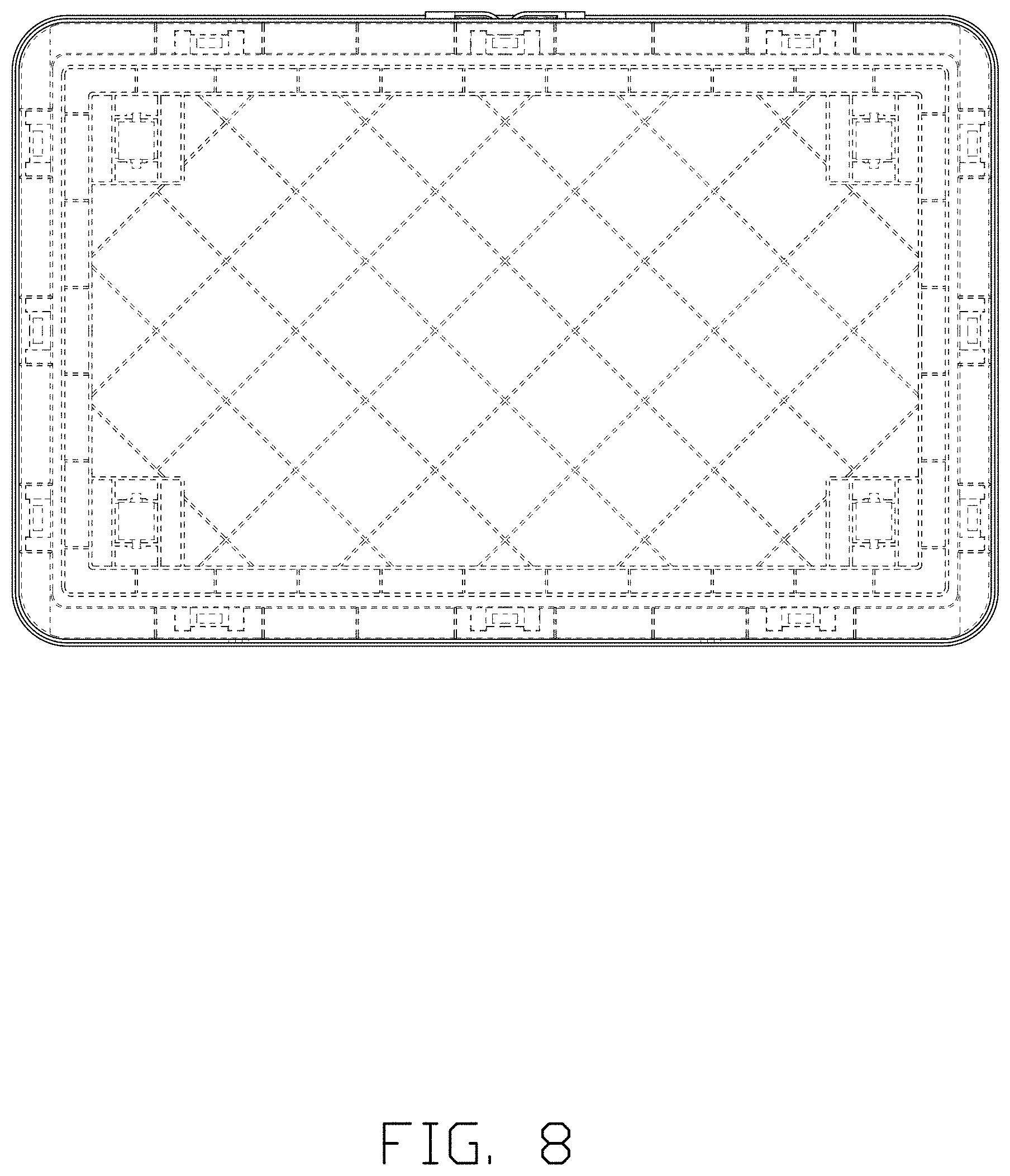 Patent USD1000833 Figure 8 – Storage box