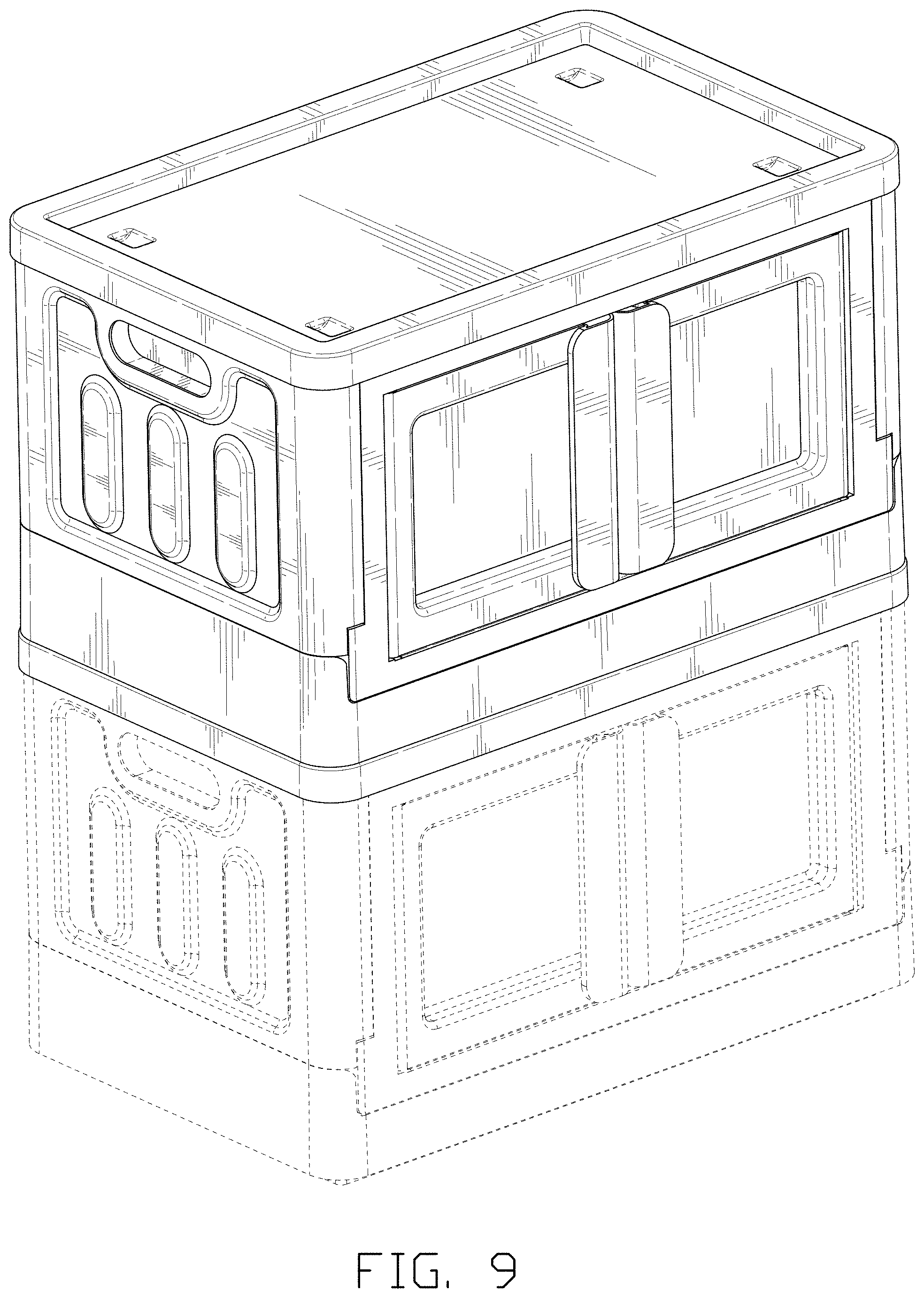 Patent USD1000833 Figure 9 – Storage box