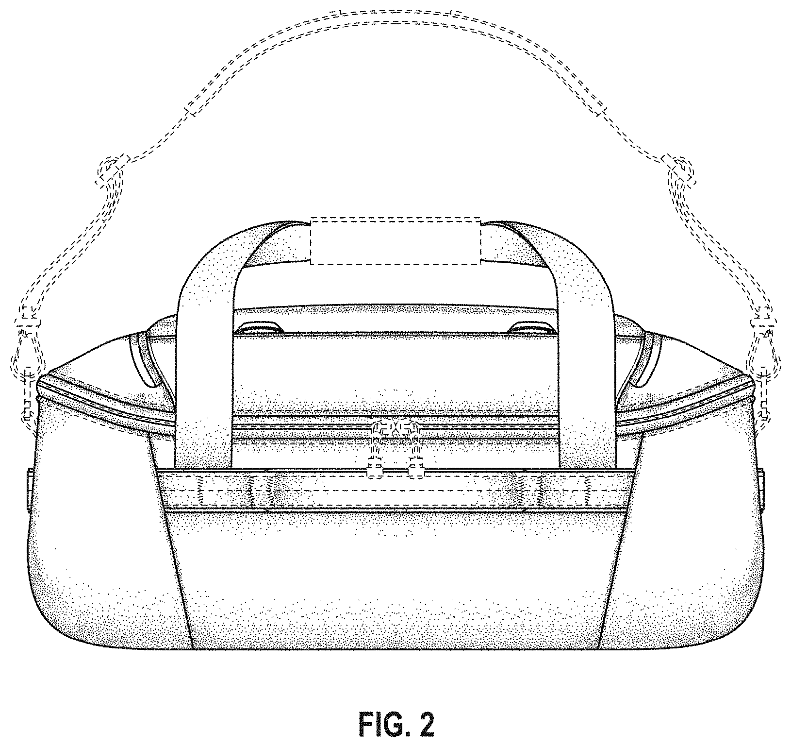 Patent USD1000834 Figure 2 – Duffel bag