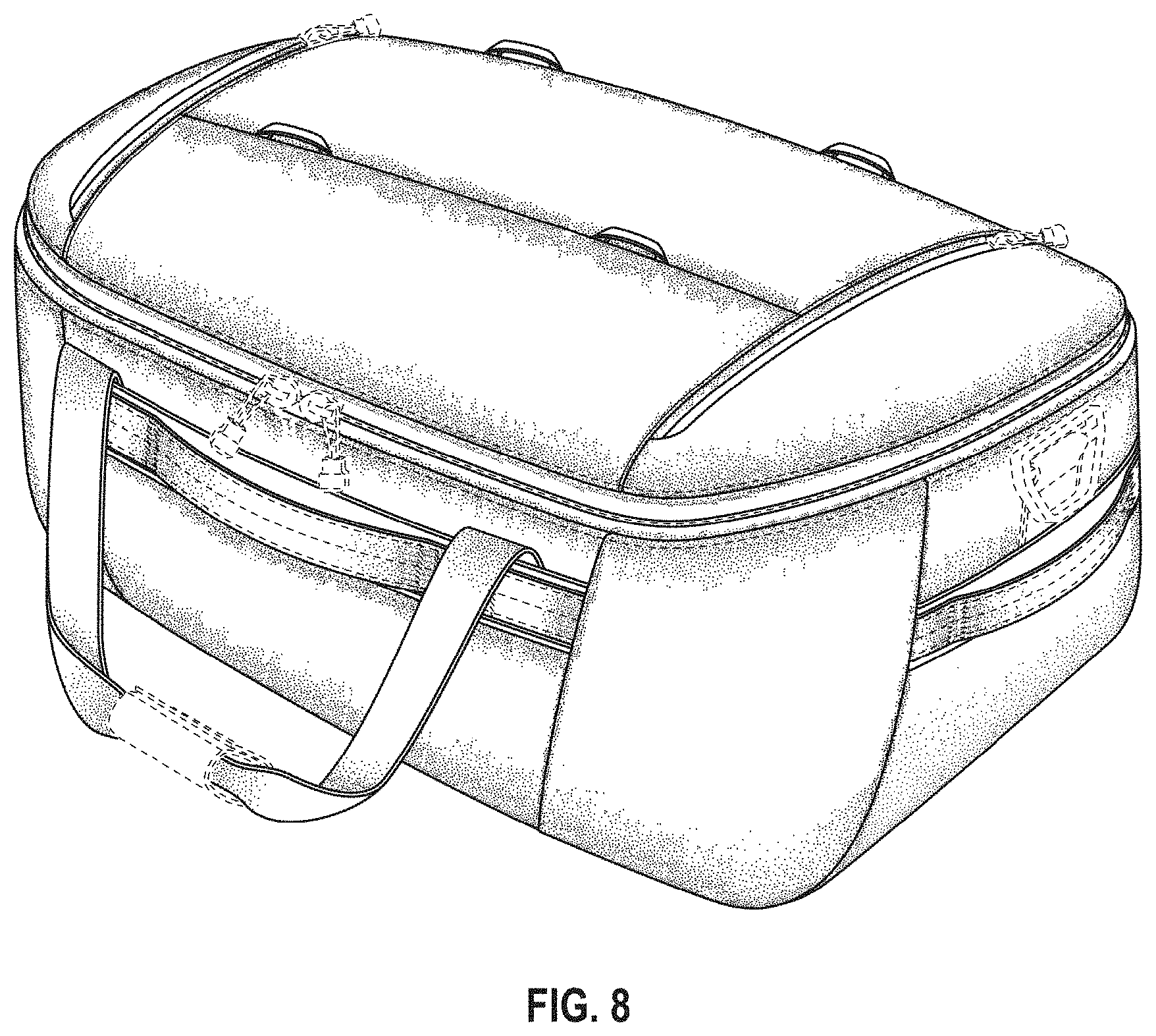 Patent USD1000834 Figure 7 – Duffel bag