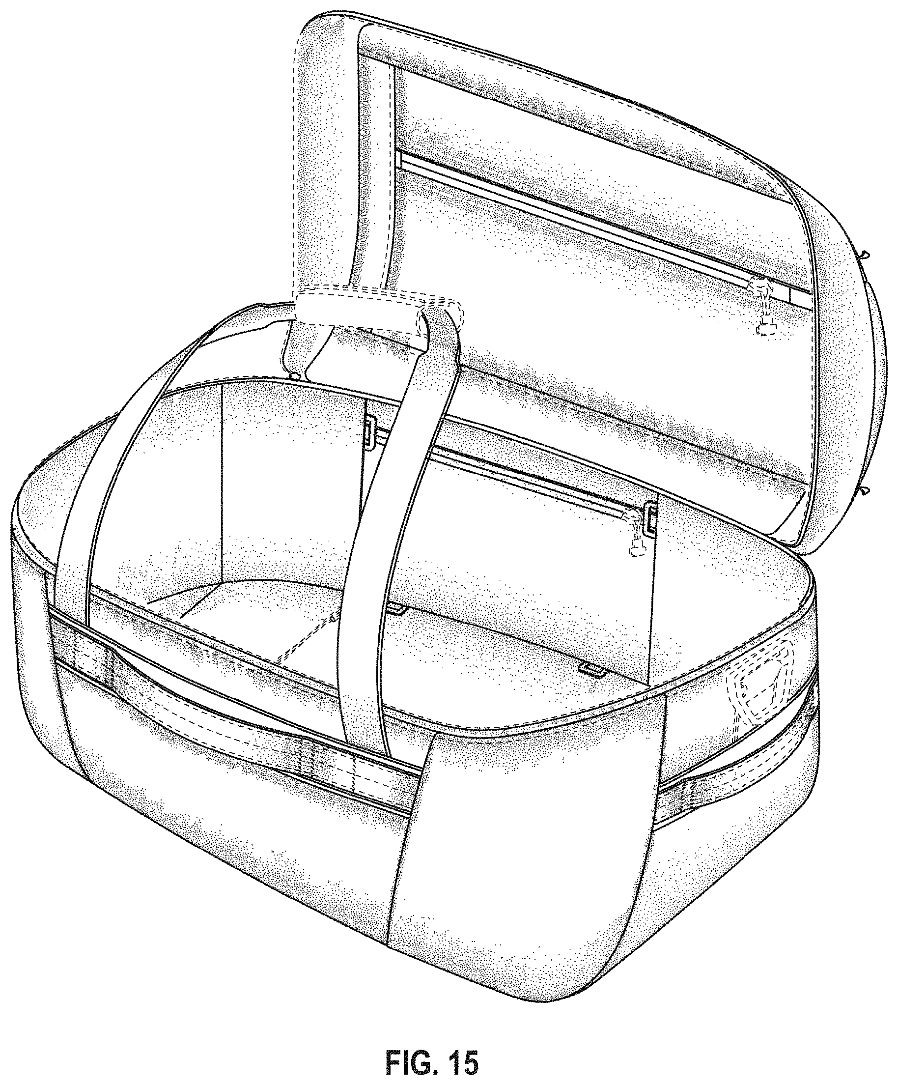Patent USD1000834 Figure 12 – Duffel bag