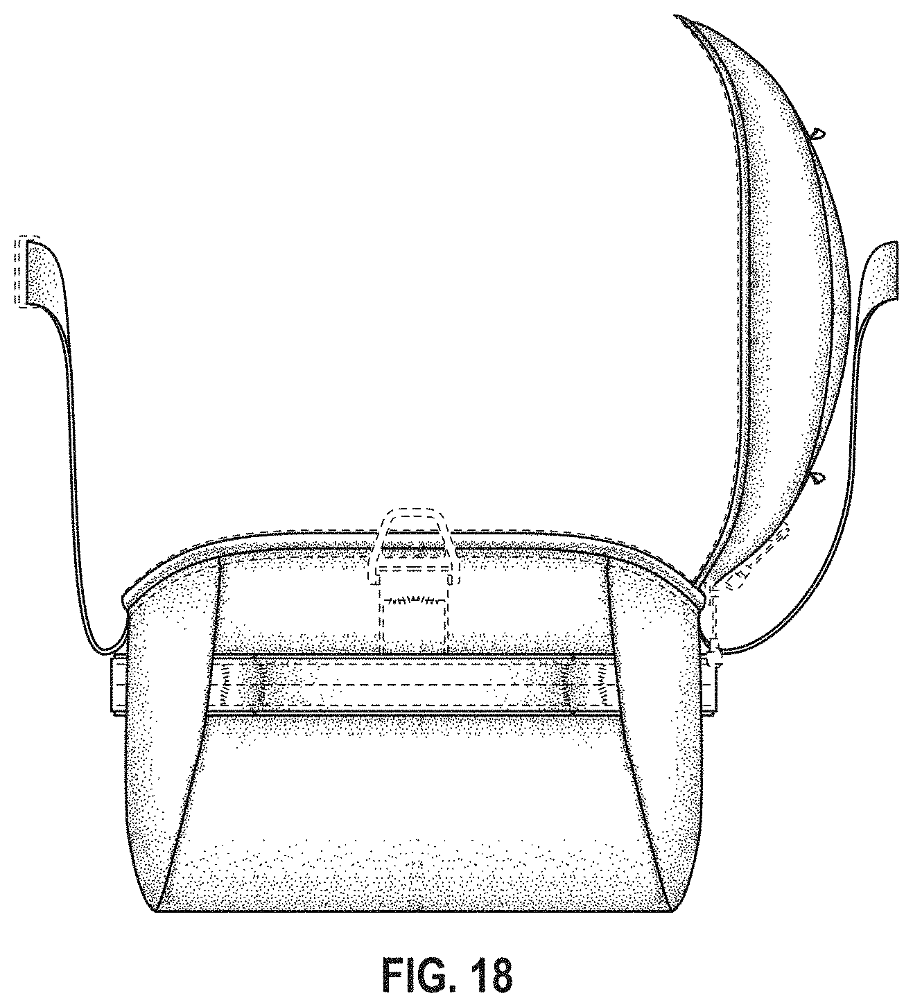 Patent USD1000834 Figure 15 – Duffel bag